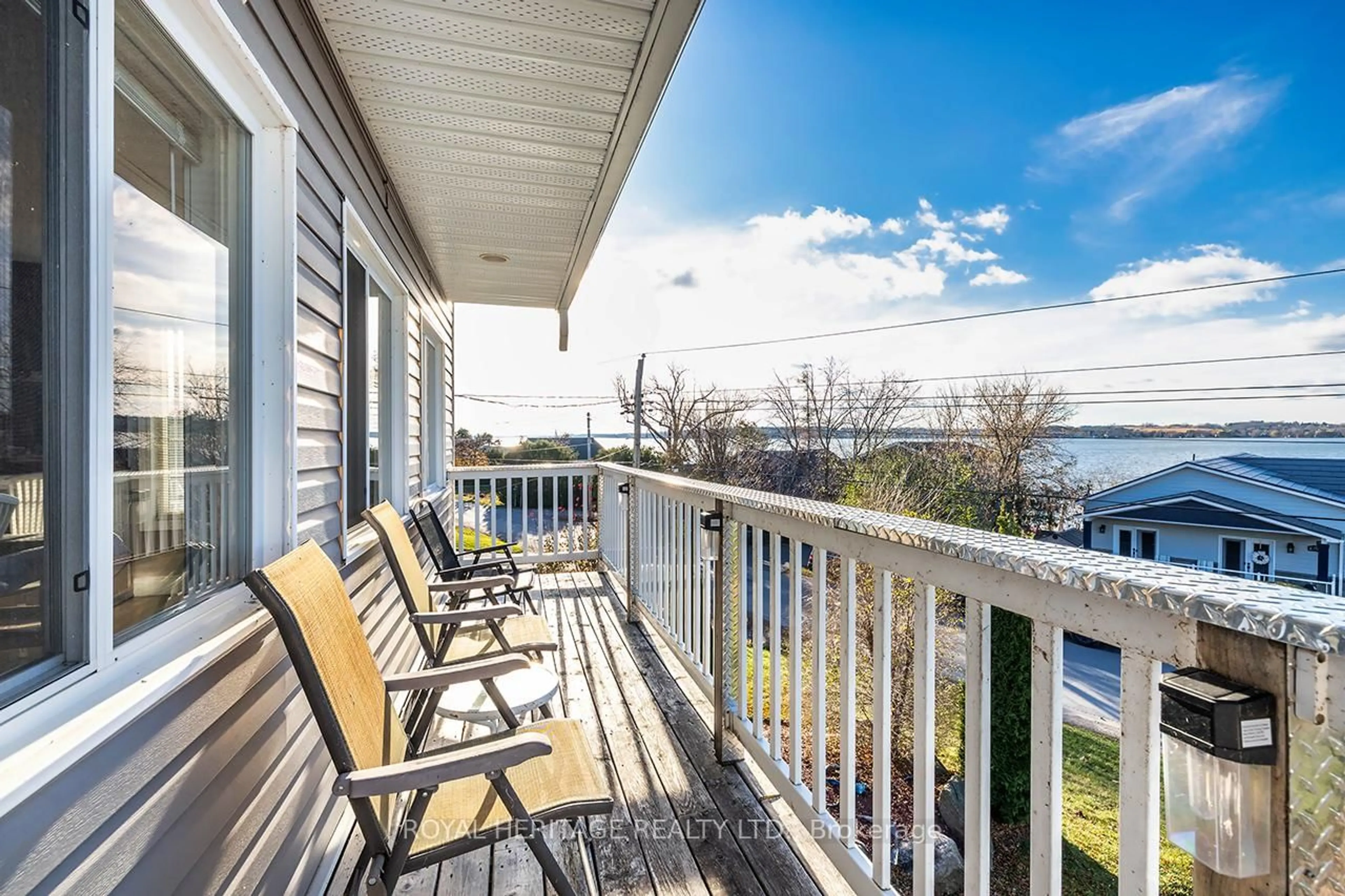 Patio, water/lake/river/ocean view for 64 Cedar Grove Dr, Scugog Ontario L0B 1E0