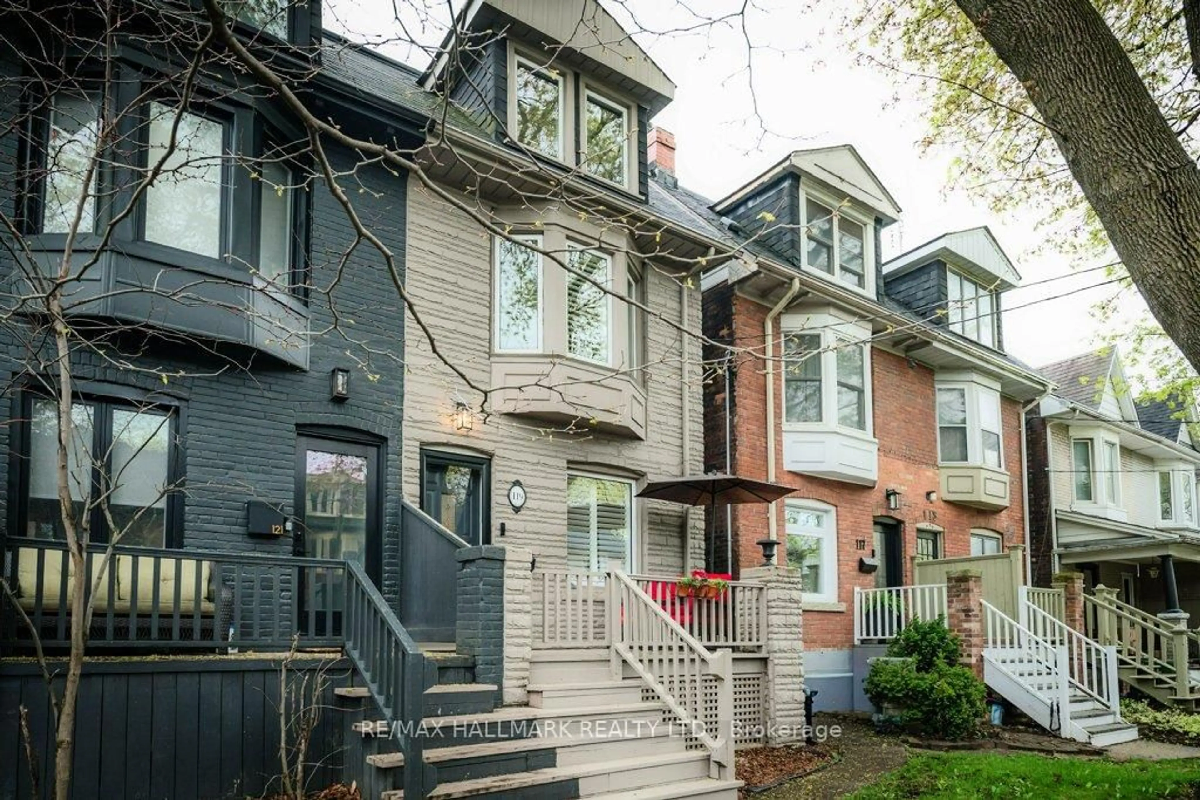 Home with brick exterior material, street for 119 Coady Ave, Toronto Ontario M4M 2Y9