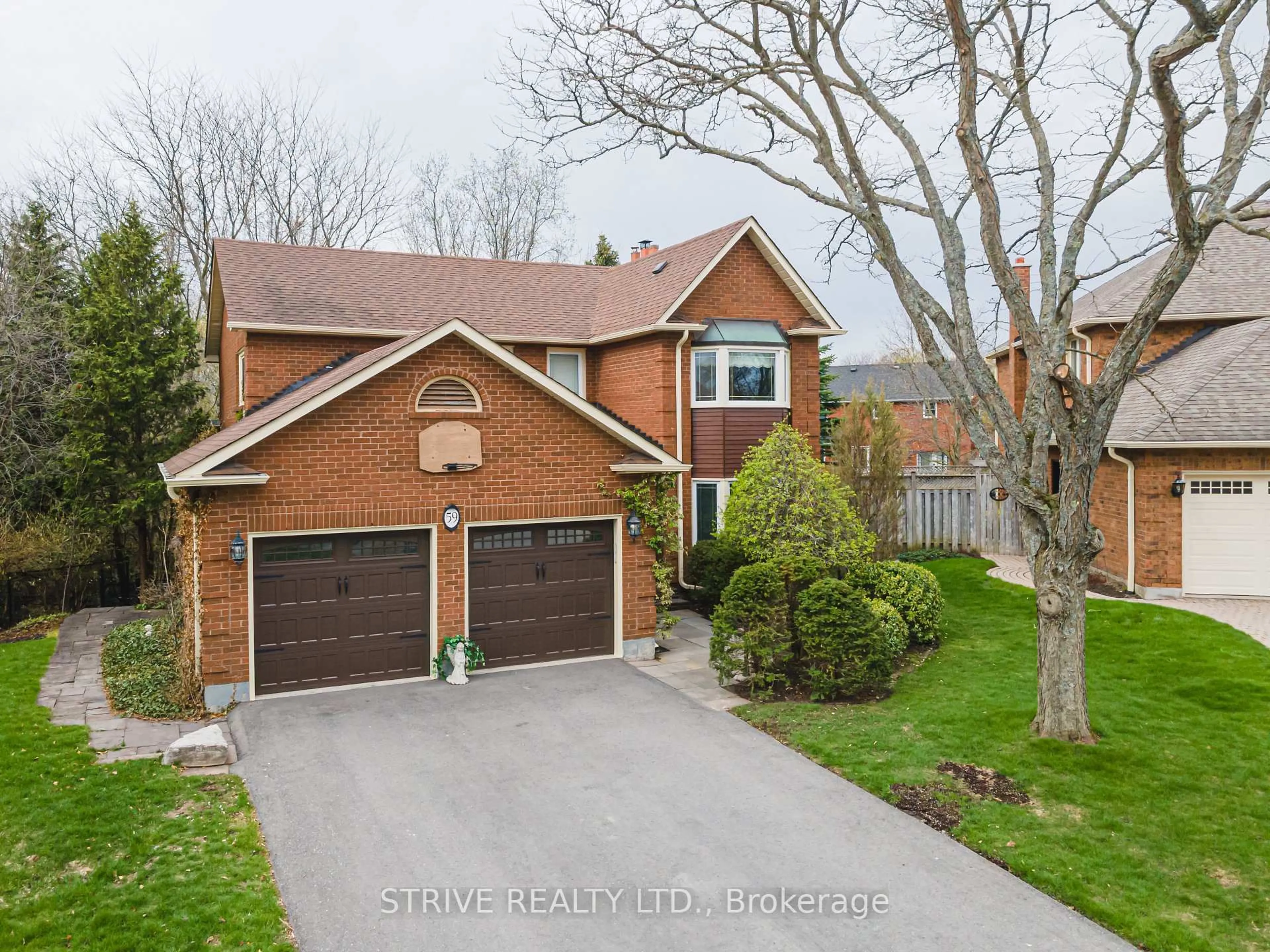 Home with brick exterior material, street for 59 Blackcreek Tr, Clarington Ontario L1E 1J9