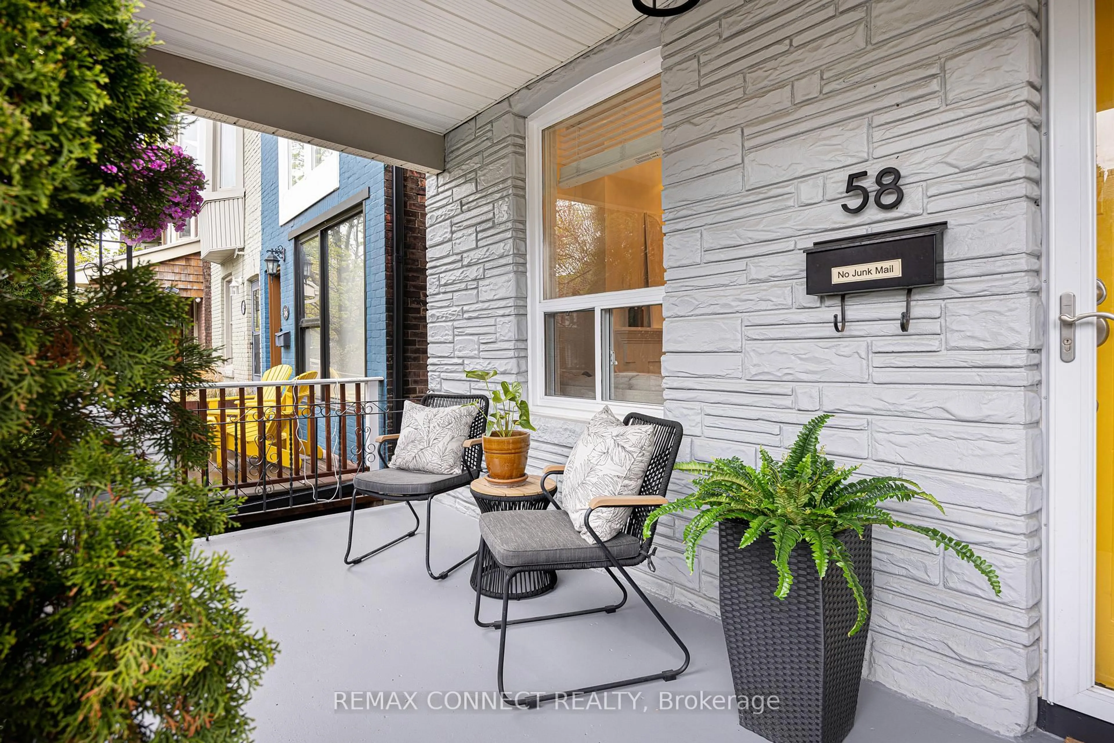 Patio, street for 58 Hazelwood Ave, Toronto Ontario M4J 1K5