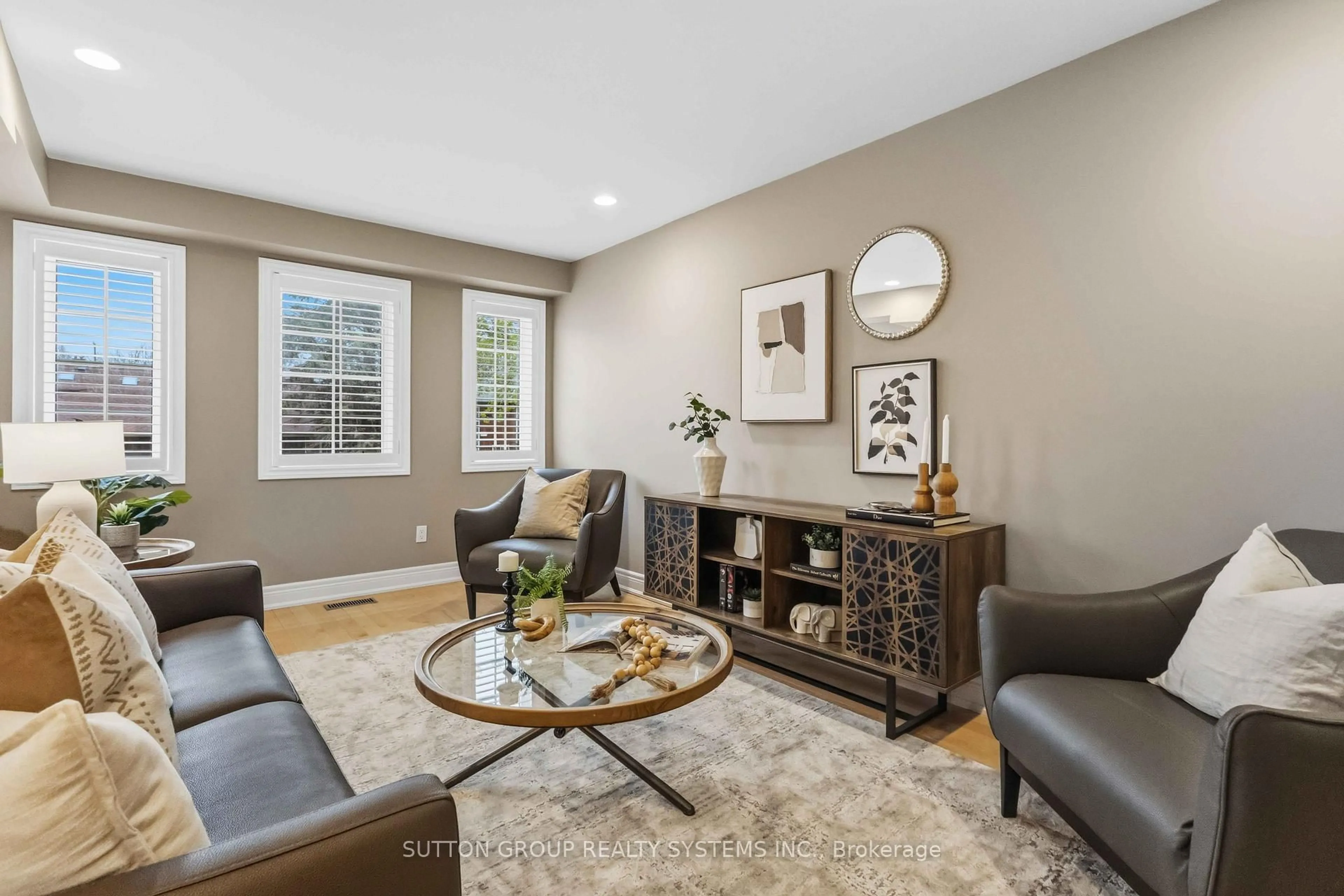 Living room with furniture, unknown for 57 Halsey Ave, Toronto Ontario M4B 1A6