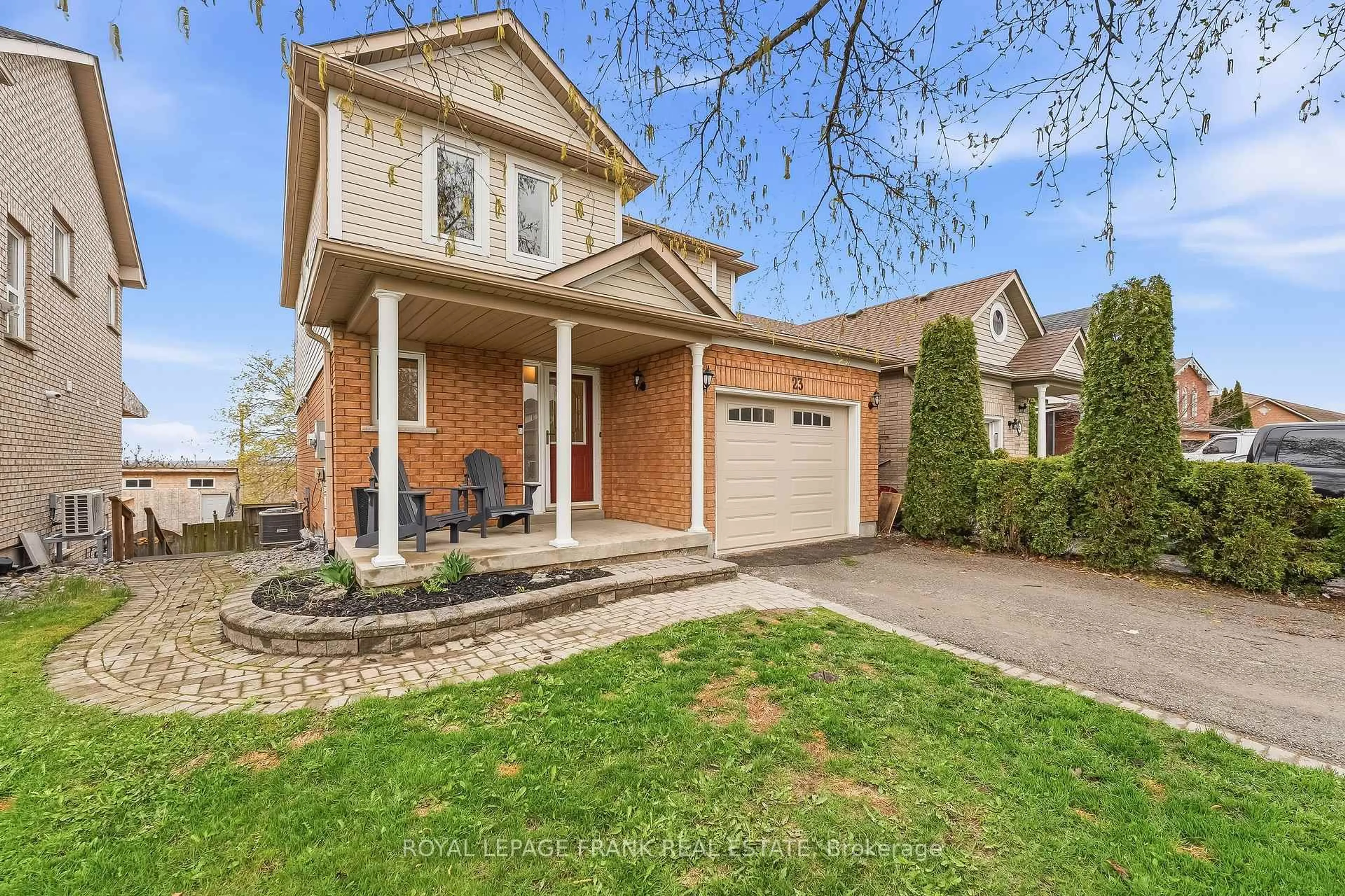 Home with brick exterior material, street for 23 Anders Dr, Scugog Ontario L9L 1T6