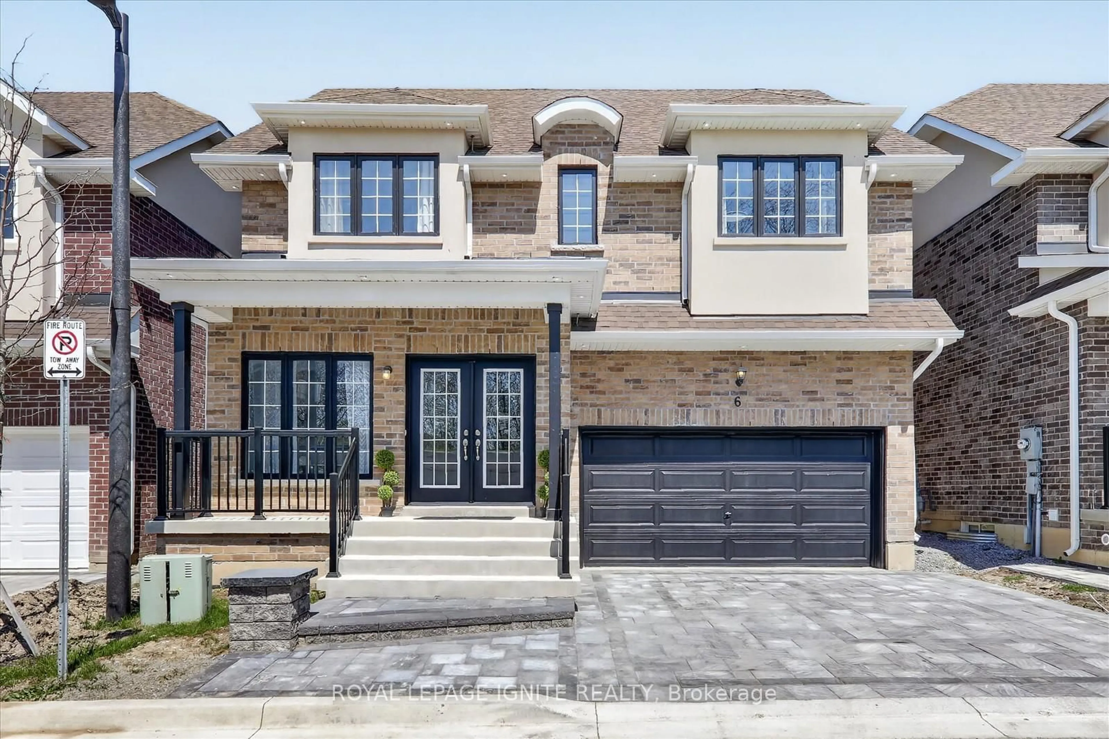 Home with brick exterior material, street for 1741 Fairport Rd #6, Pickering Ontario L1V 1S9