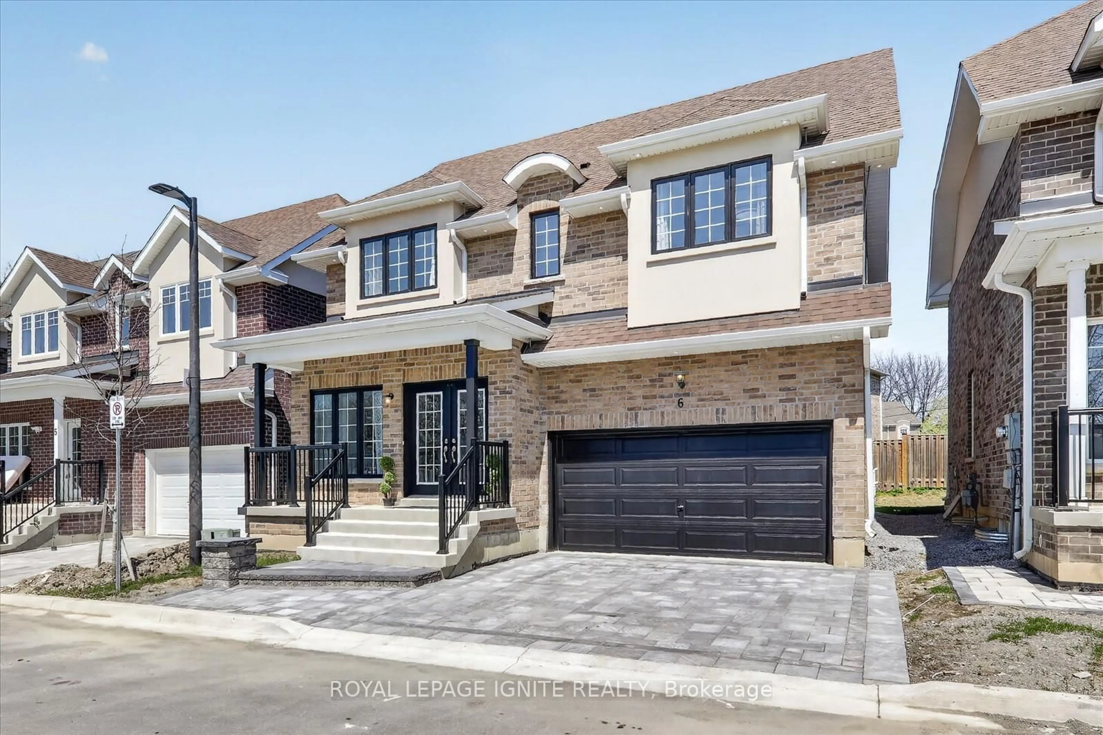 Home with brick exterior material, street for 1741 Fairport Rd #6, Pickering Ontario L1V 1S9