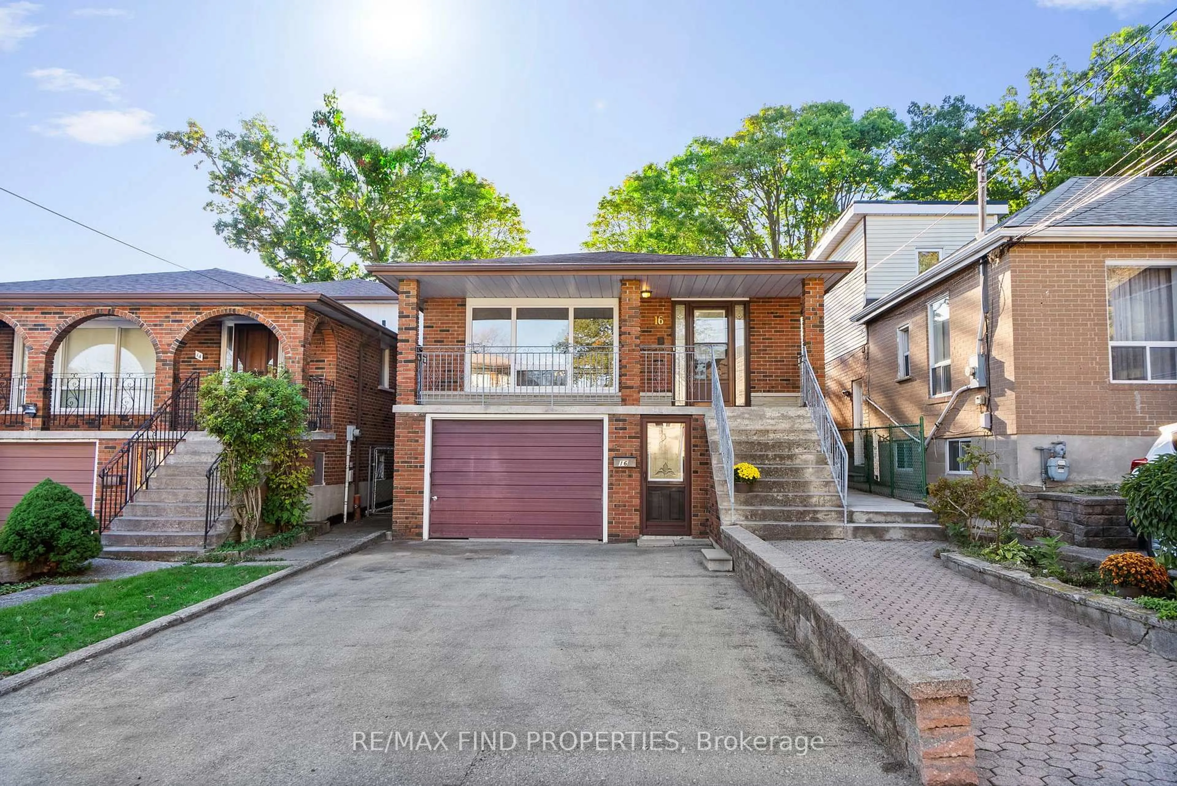 Home with brick exterior material, street for 16 Mcdonald Ave, Toronto Ontario M1L 3Y8