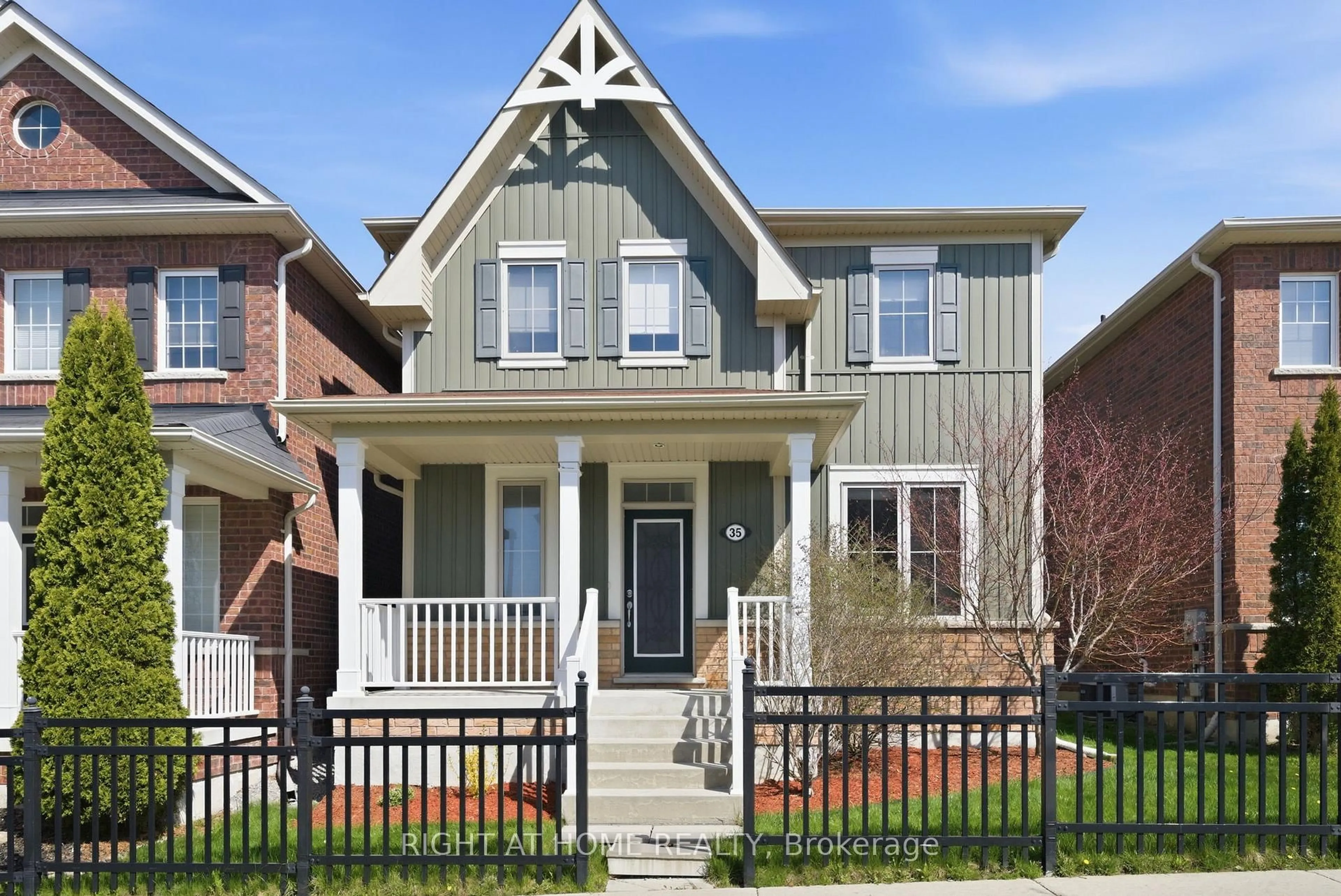 Home with brick exterior material, street for 35 Gough Lane, Clarington Ontario L1C 0P8