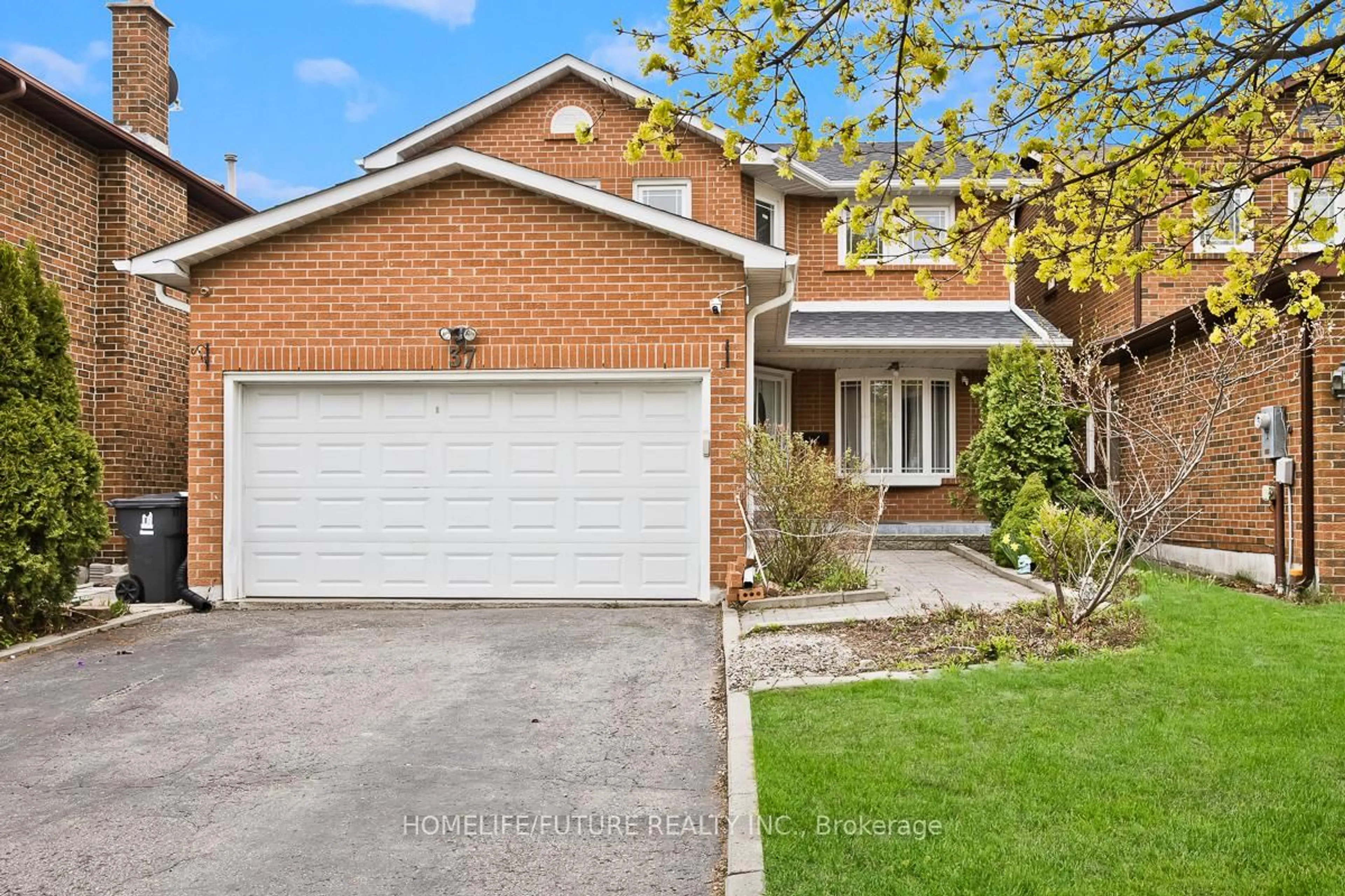 Home with brick exterior material, street for 37 Tarsus Cres, Toronto Ontario M1C 3W6
