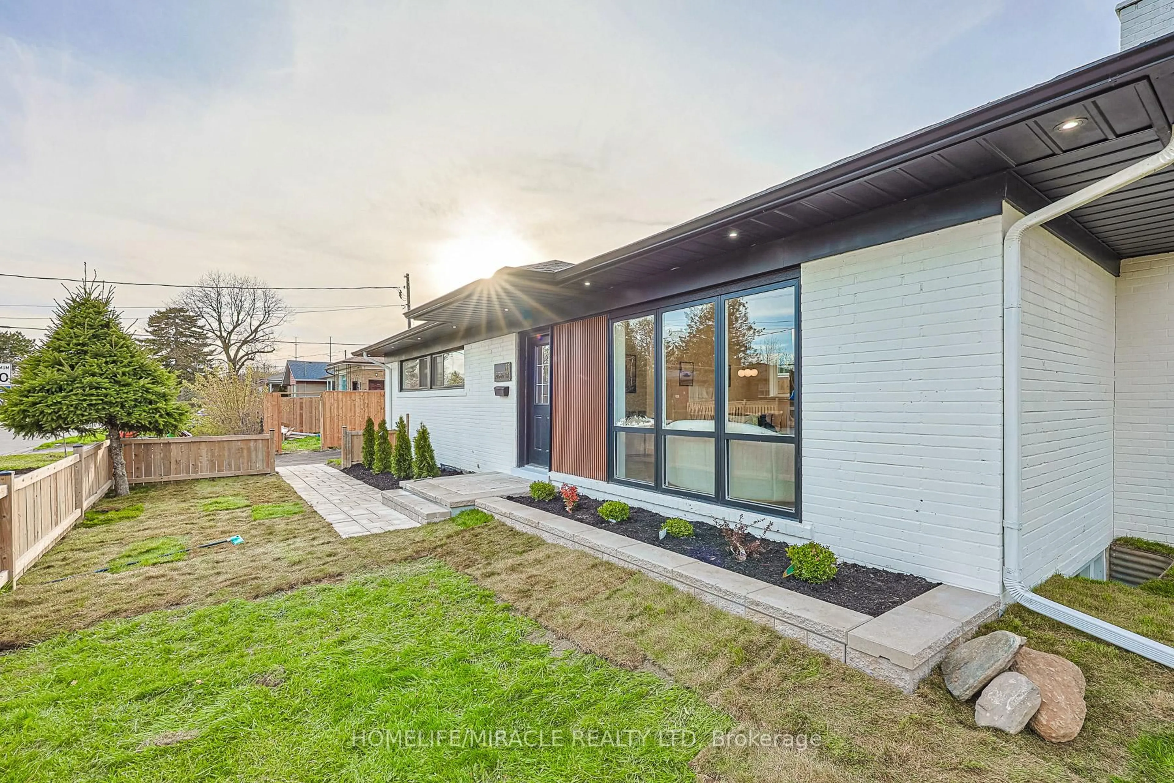 Home with brick exterior material, street for 22 Arnprior Rd, Toronto Ontario M1K 5A6