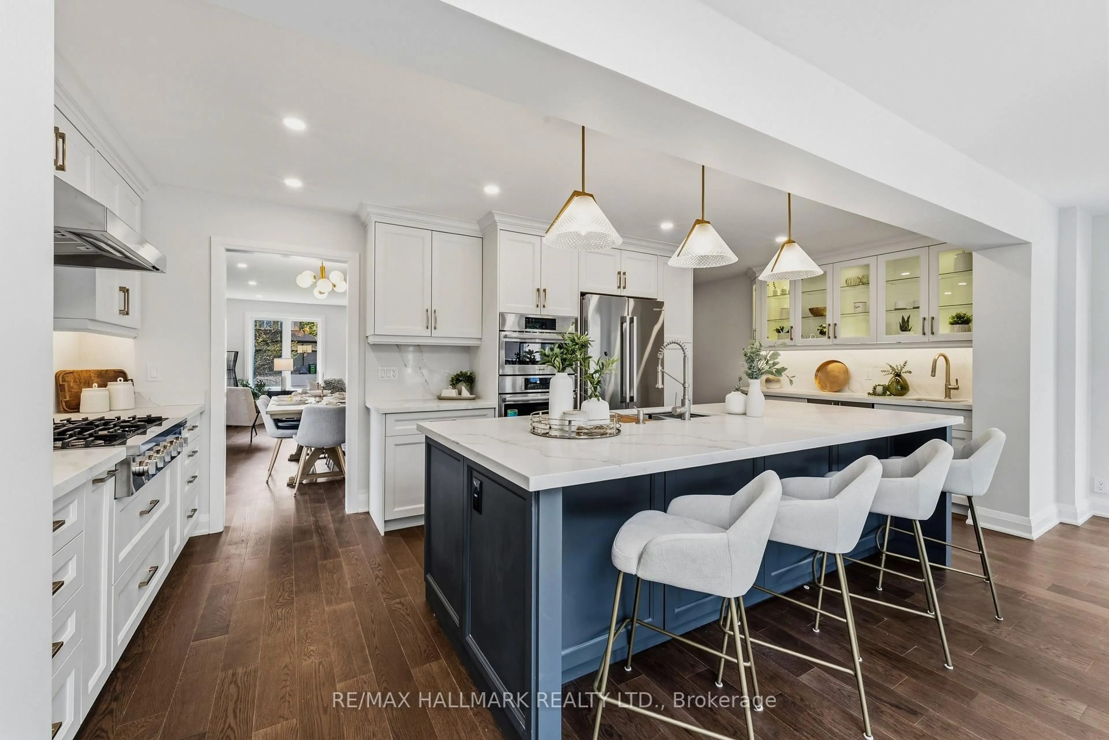 Open concept kitchen, ceramic/tile floor for 359 Jaybell Grve, Toronto Ontario M1C 2X4