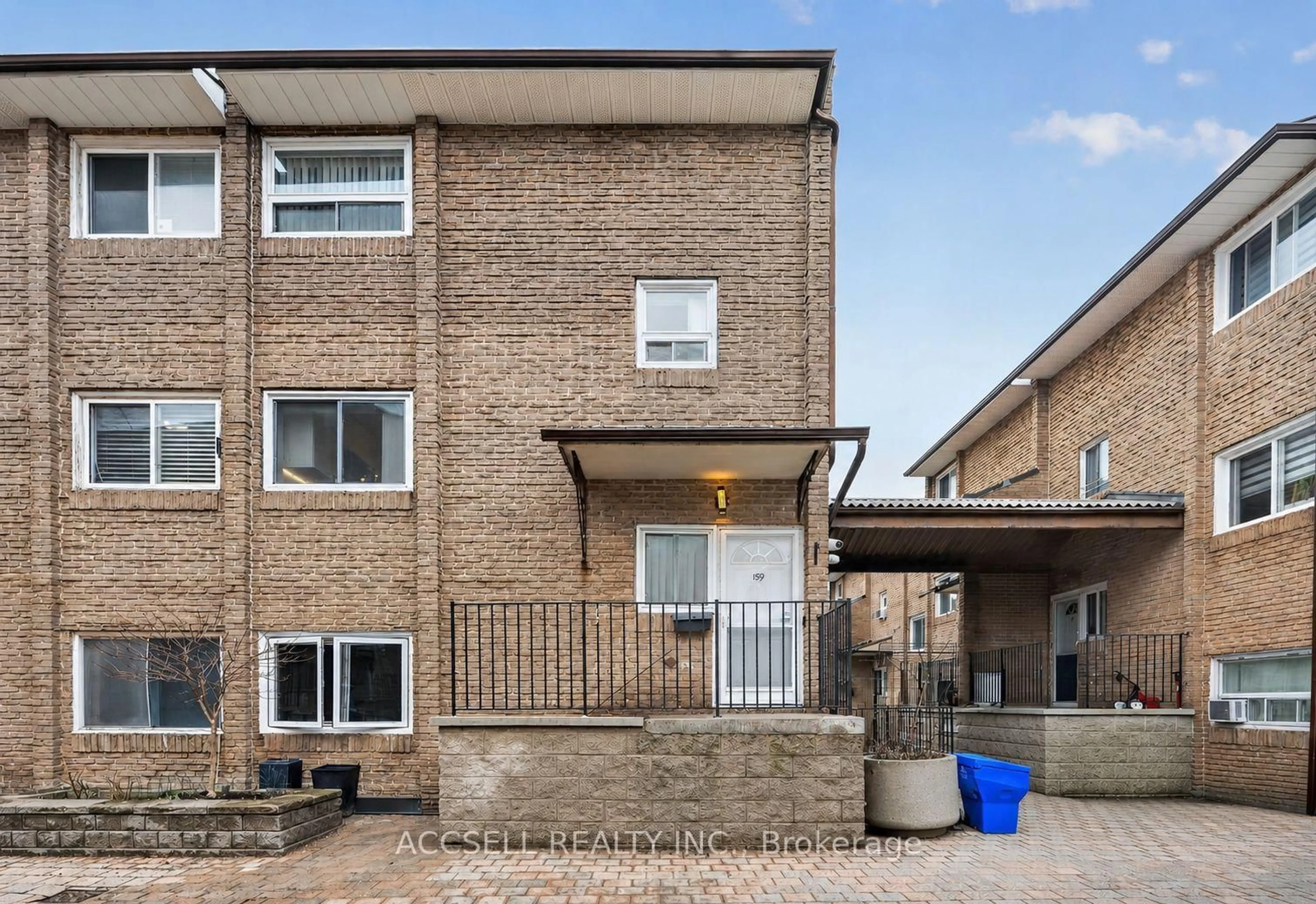 Home with brick exterior material, street for 50 Scarborough Golf Club Rd #159, Toronto Ontario M1M 3T5