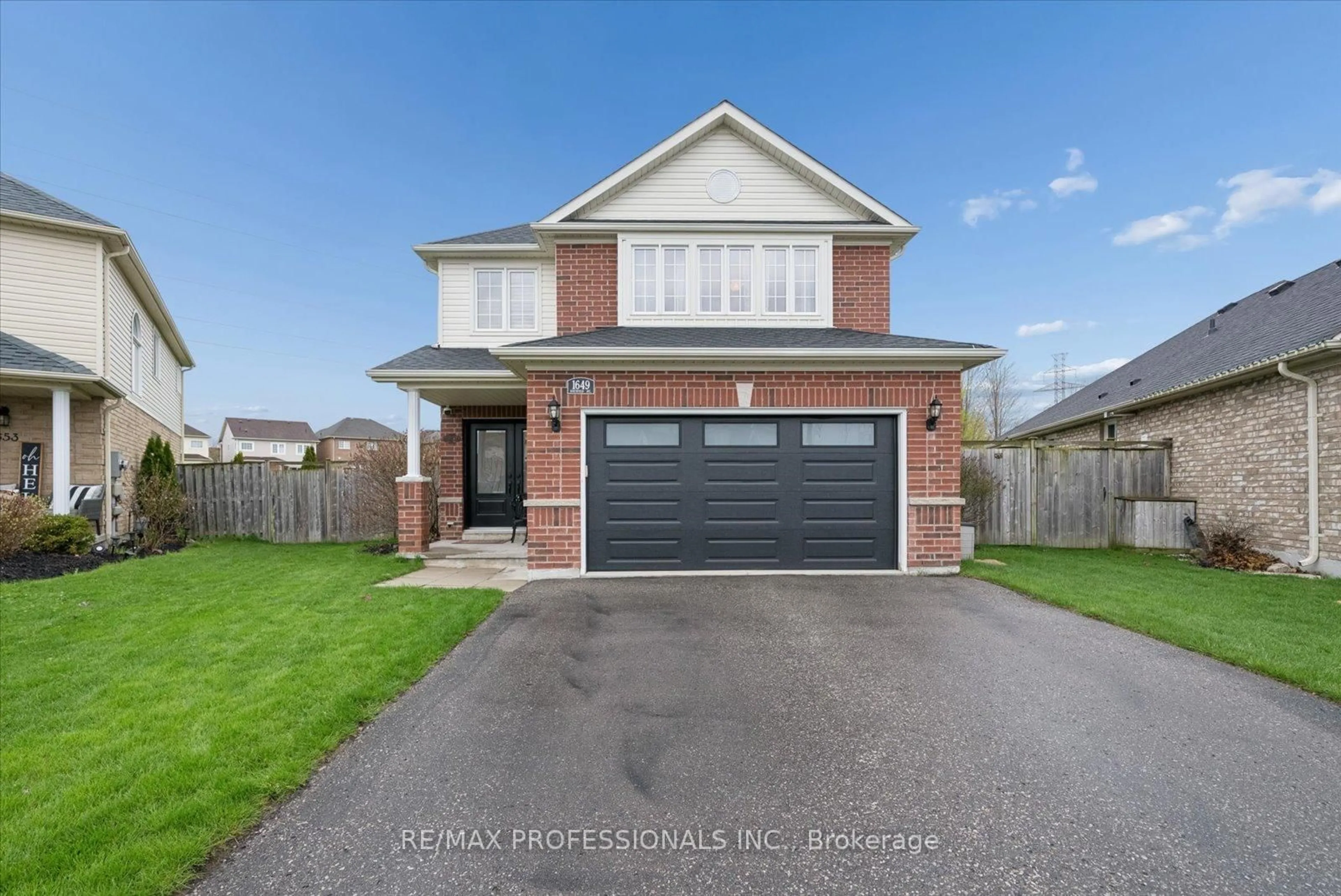Home with brick exterior material, street for 1649 Northfield Ave, Oshawa Ontario L1K 0K8