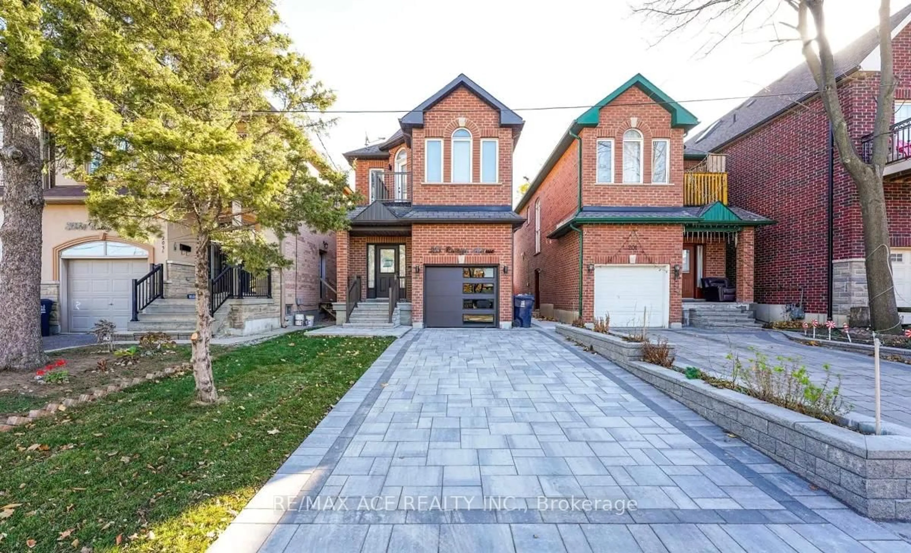 Home with brick exterior material, street for 203 Raleigh Ave, Toronto Ontario M1K 1A5
