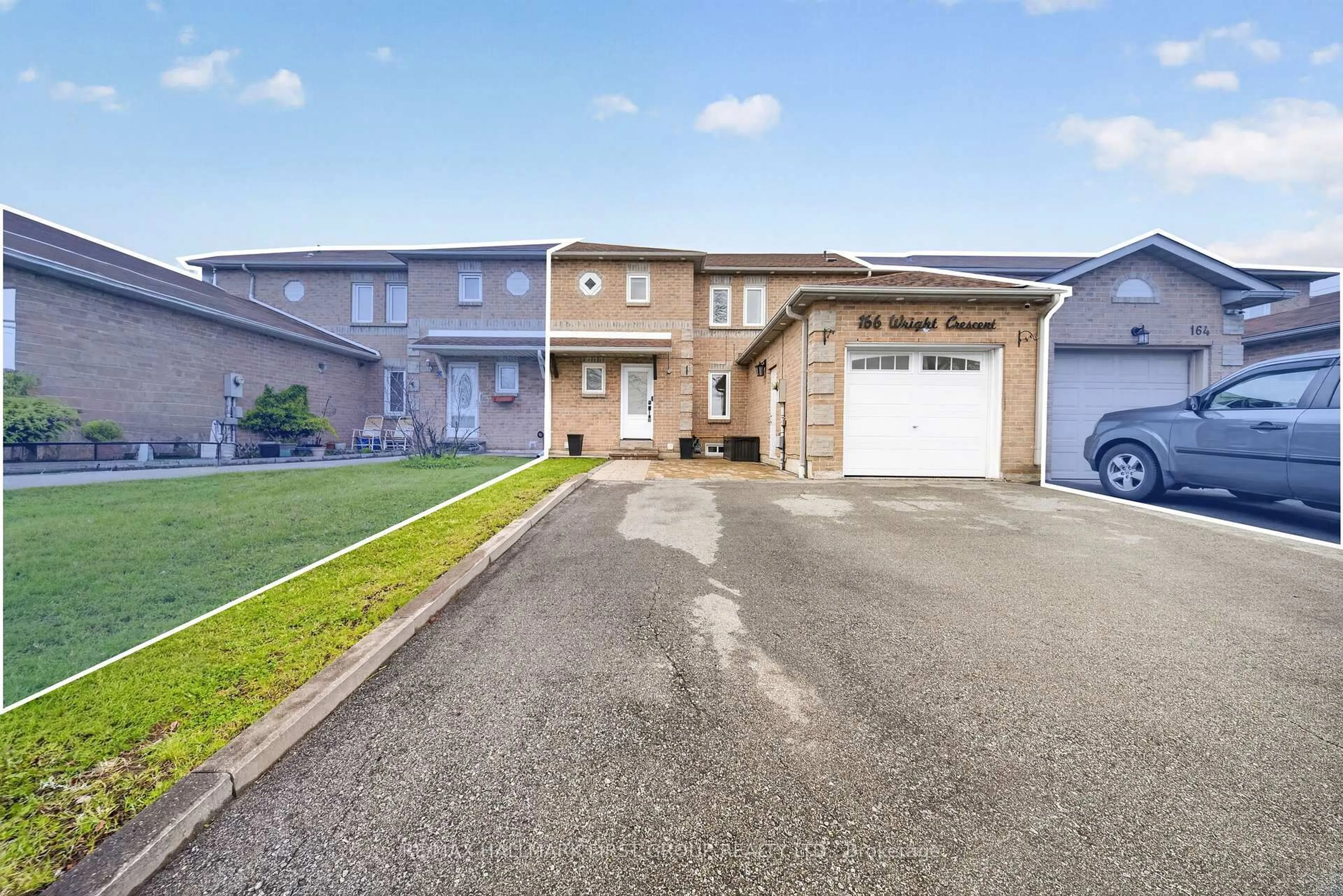 A pic from outside/outdoor area/front of a property/back of a property/a pic from drone, street for 166 Wright Cres, Ajax Ontario L1S 6X4