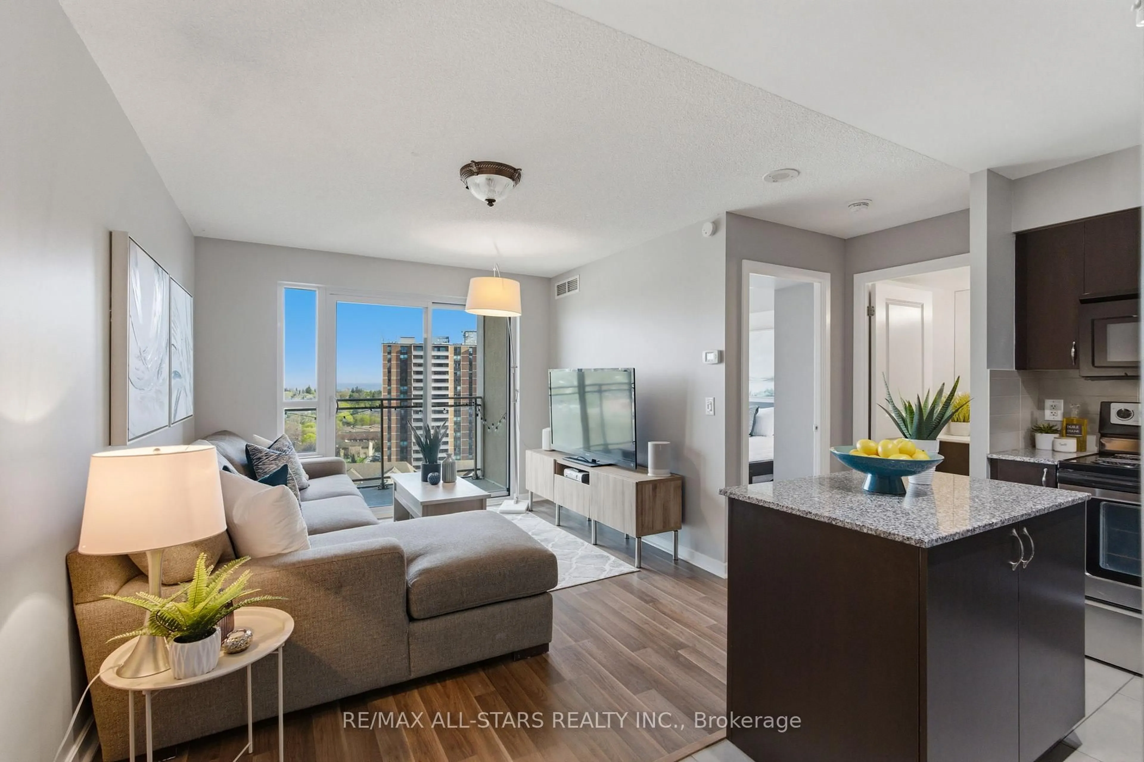Living room with furniture, unknown for 1235 Bayly St #1216, Pickering Ontario L1W 1L7