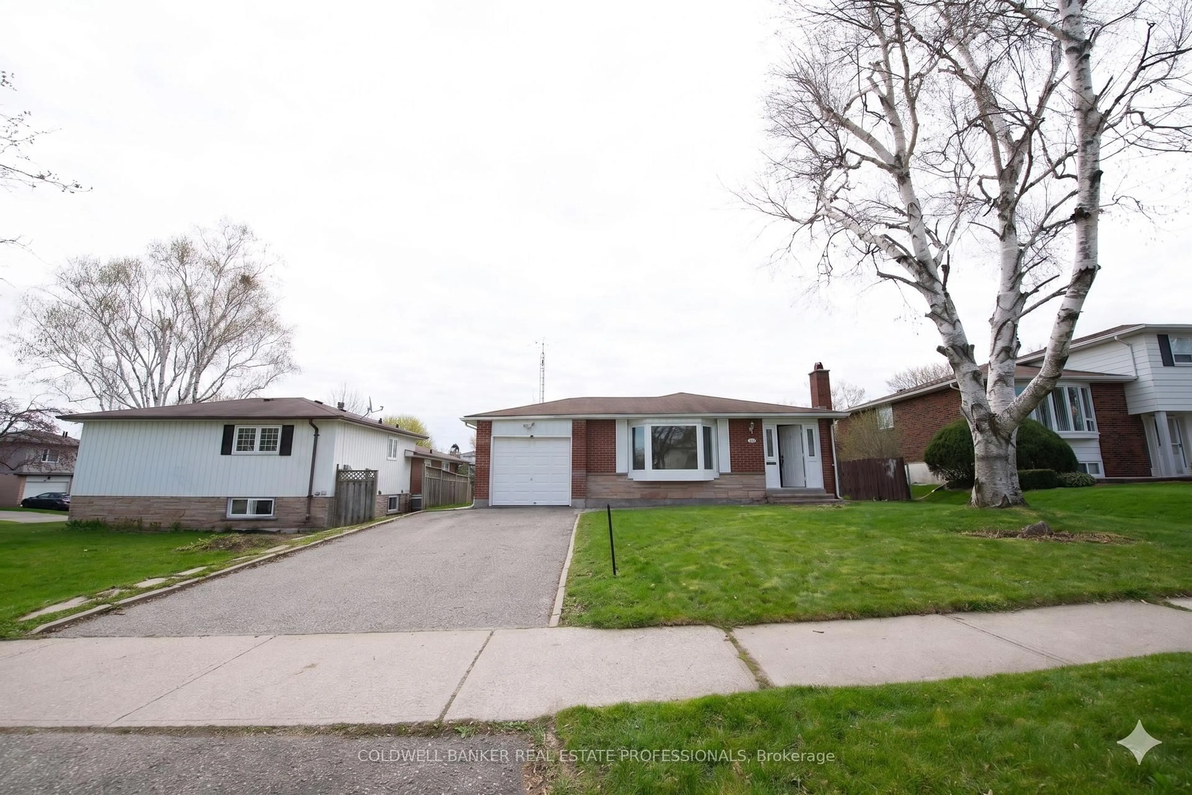 Home with brick exterior material, street for 133 Clover Ridge Dr, Ajax Ontario L1S 1H3