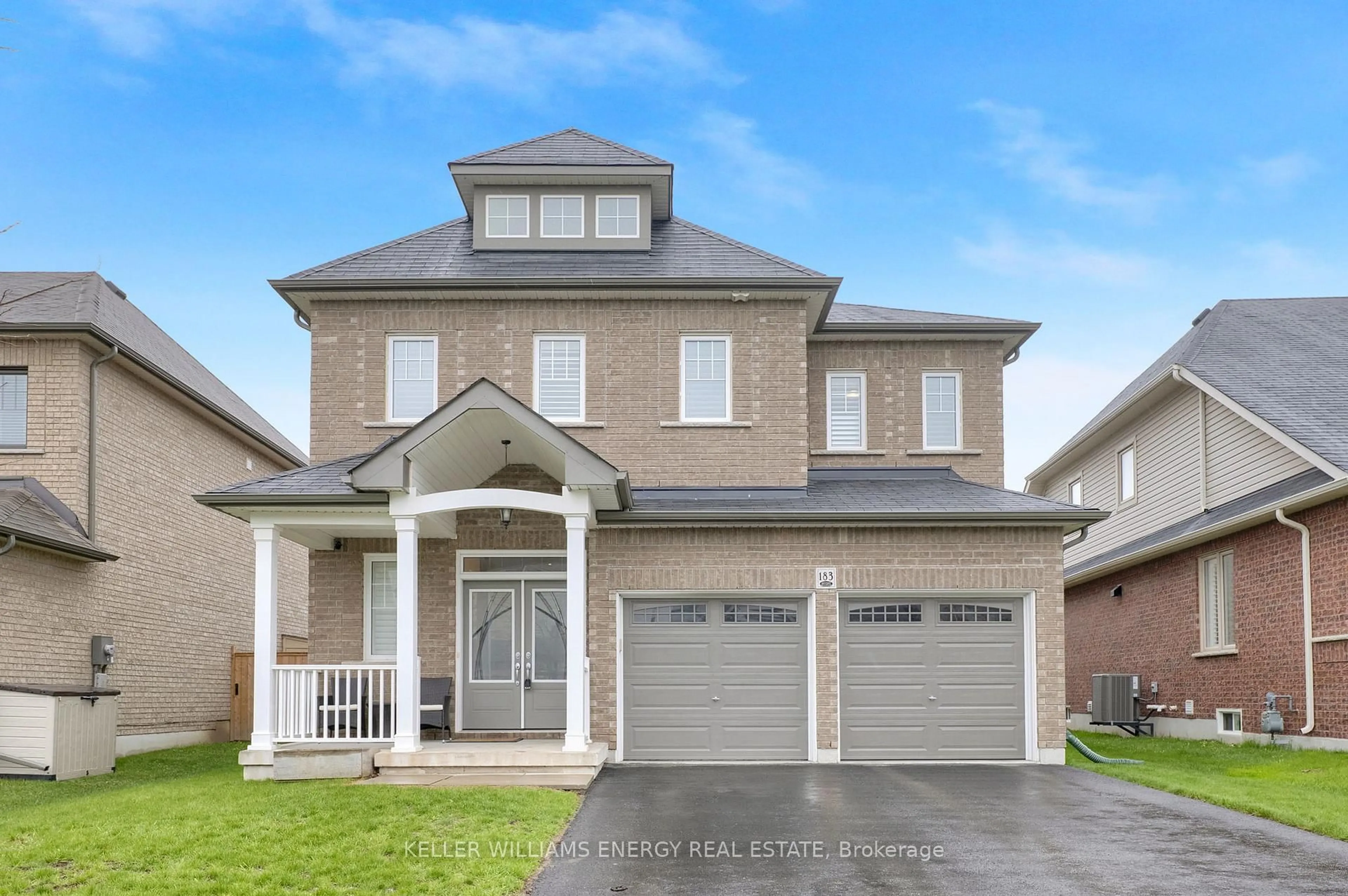 Home with brick exterior material, street for 183 William Fair Dr, Clarington Ontario L1C 0T6