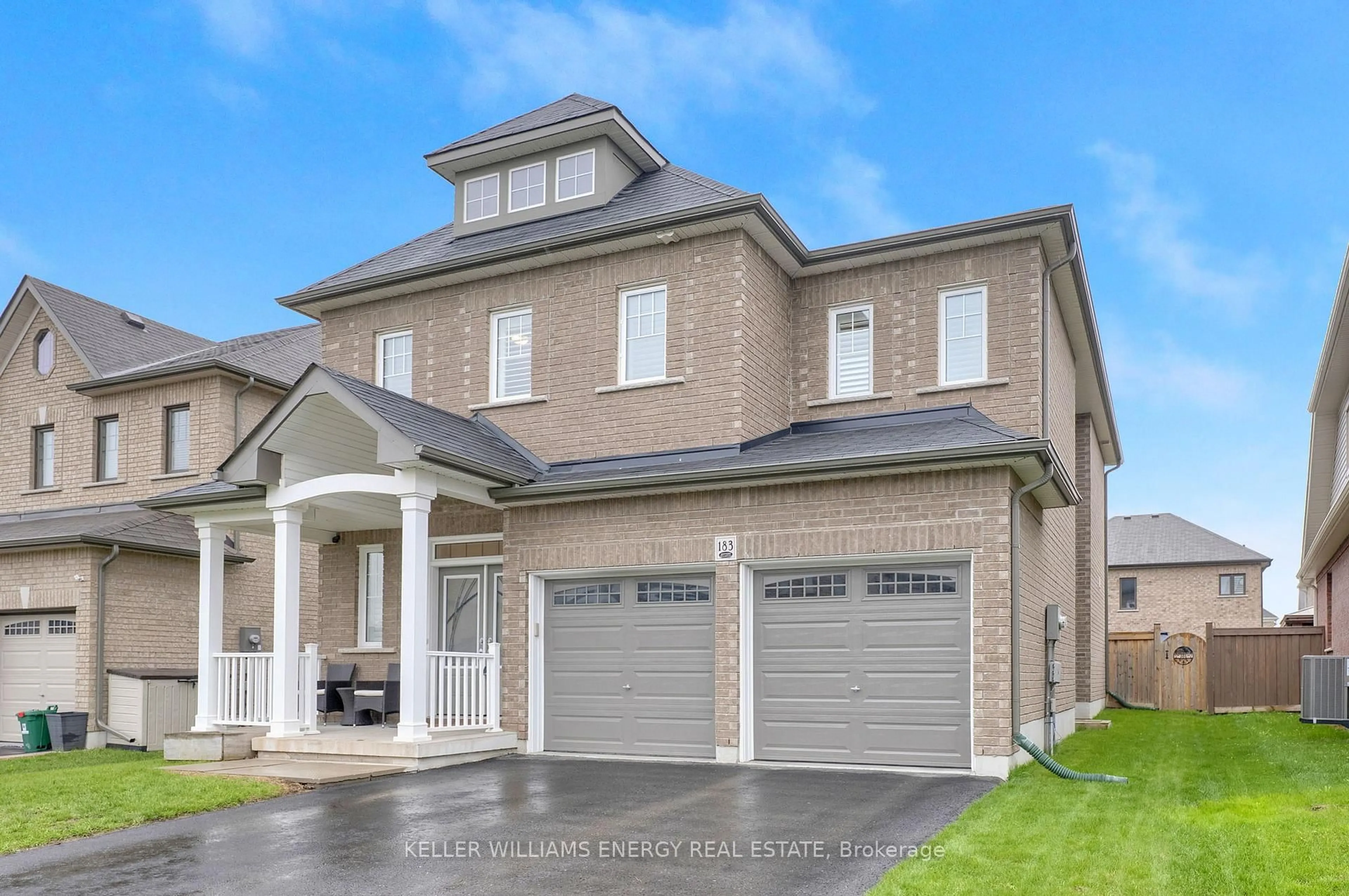 Home with brick exterior material, street for 183 William Fair Dr, Clarington Ontario L1C 0T6