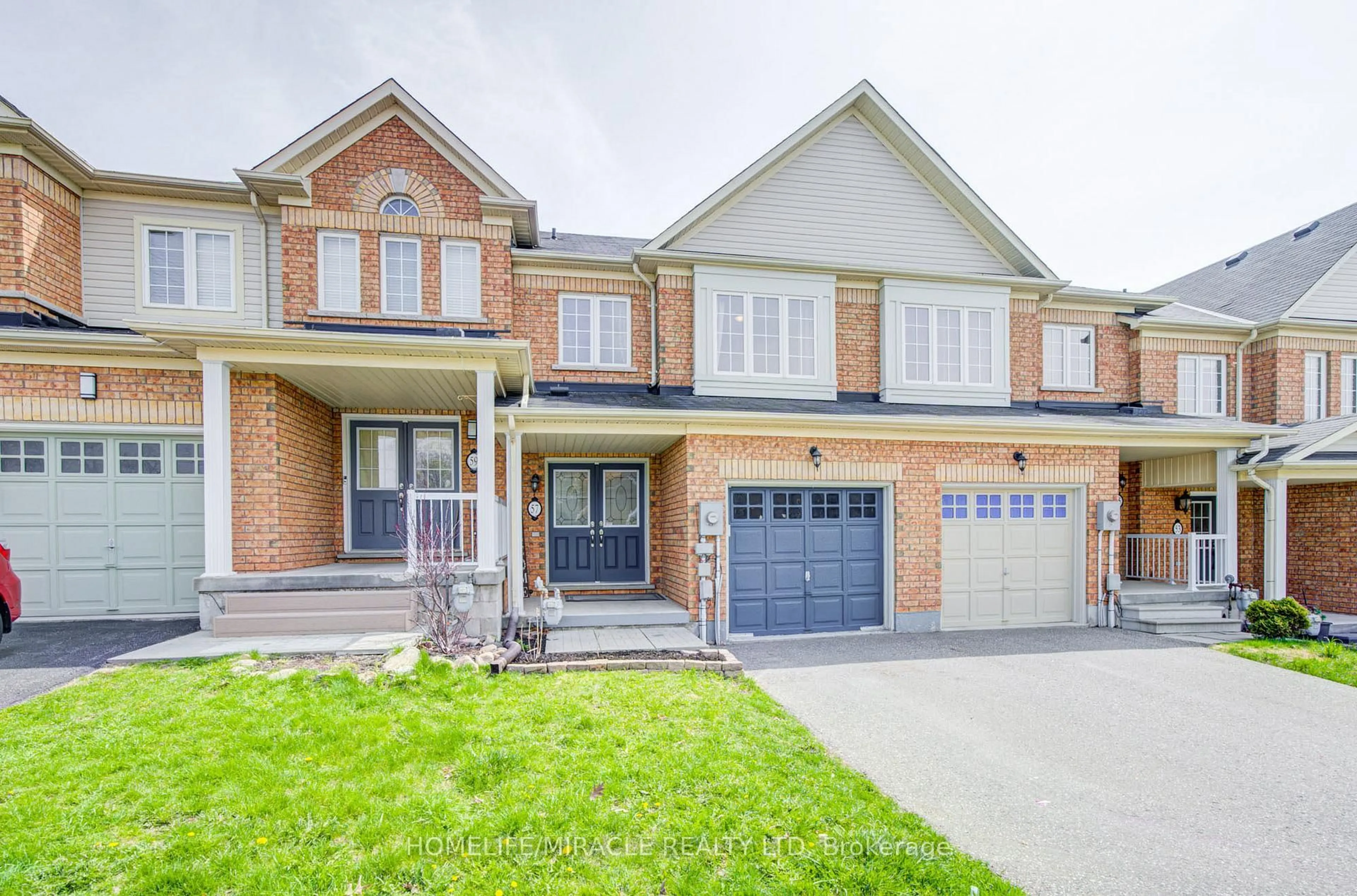 Home with brick exterior material, street for 57 Kersey Cres, Clarington Ontario L1E 0A5