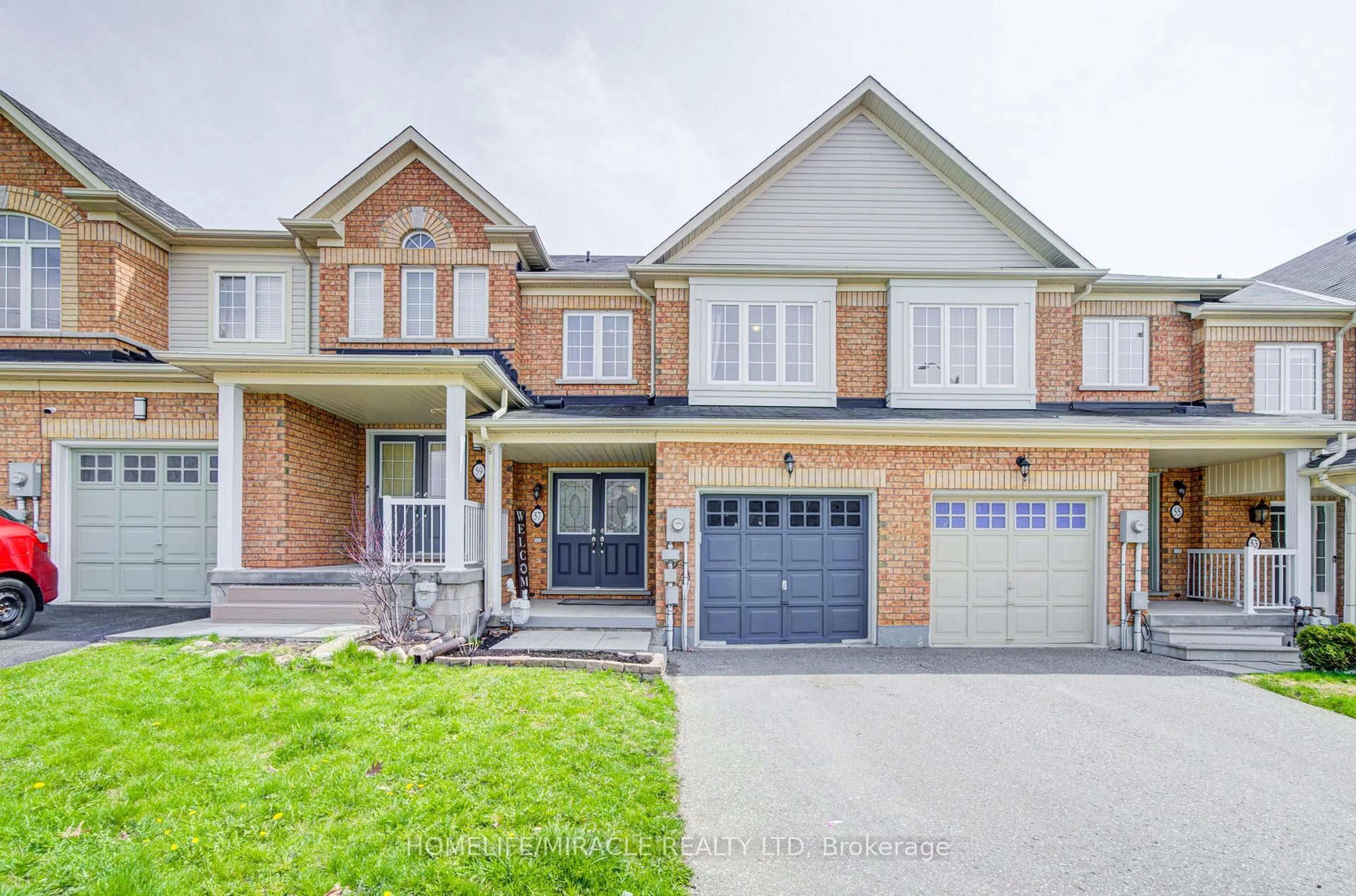 Home with brick exterior material, street for 57 Kersey Cres, Clarington Ontario L1E 0A5