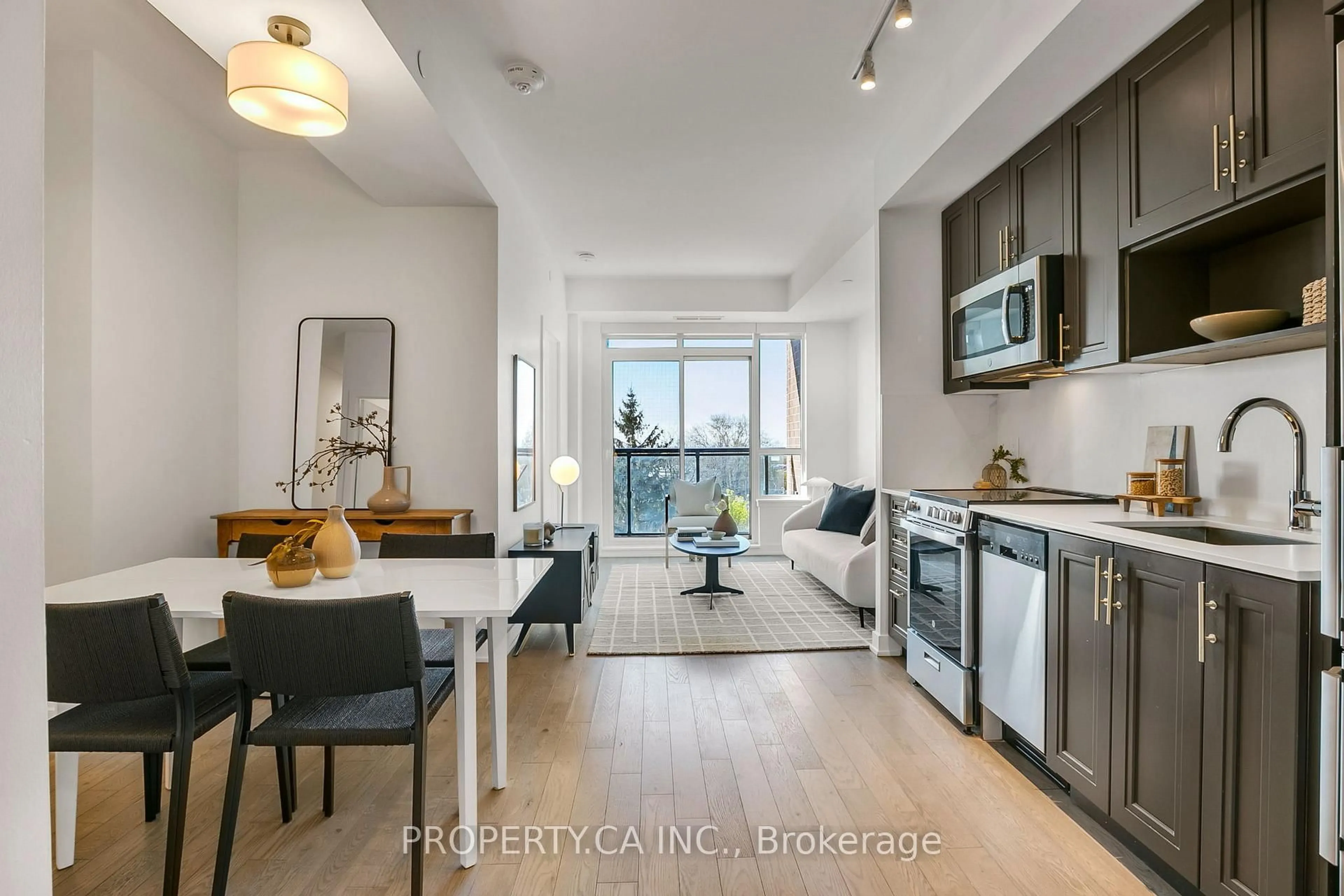 Open concept kitchen, unknown for 630 Greenwood Ave #505, Toronto Ontario M4J 0A8