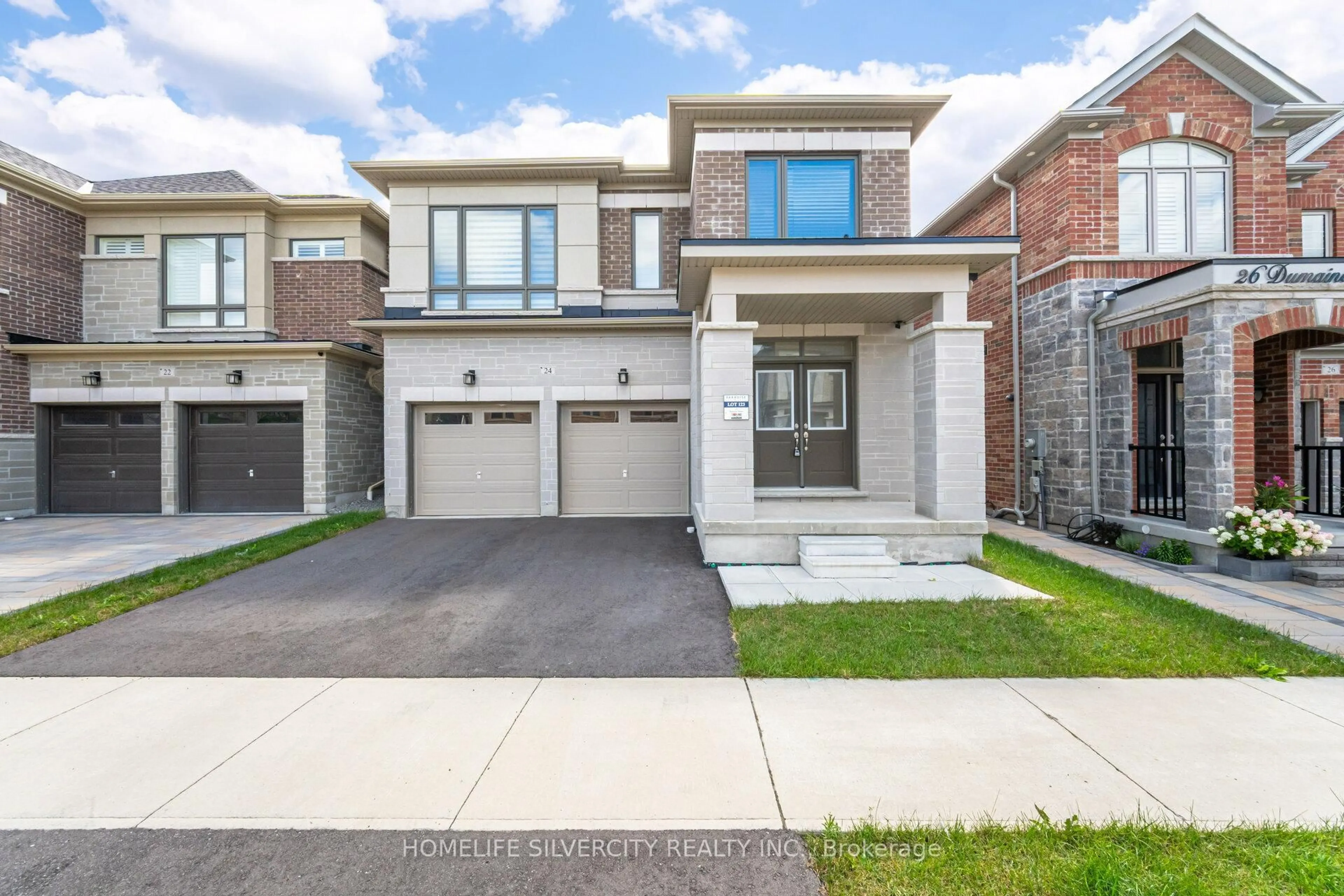 Home with brick exterior material, street for 24 Dumaine St, Whitby Ontario L1P 0G8