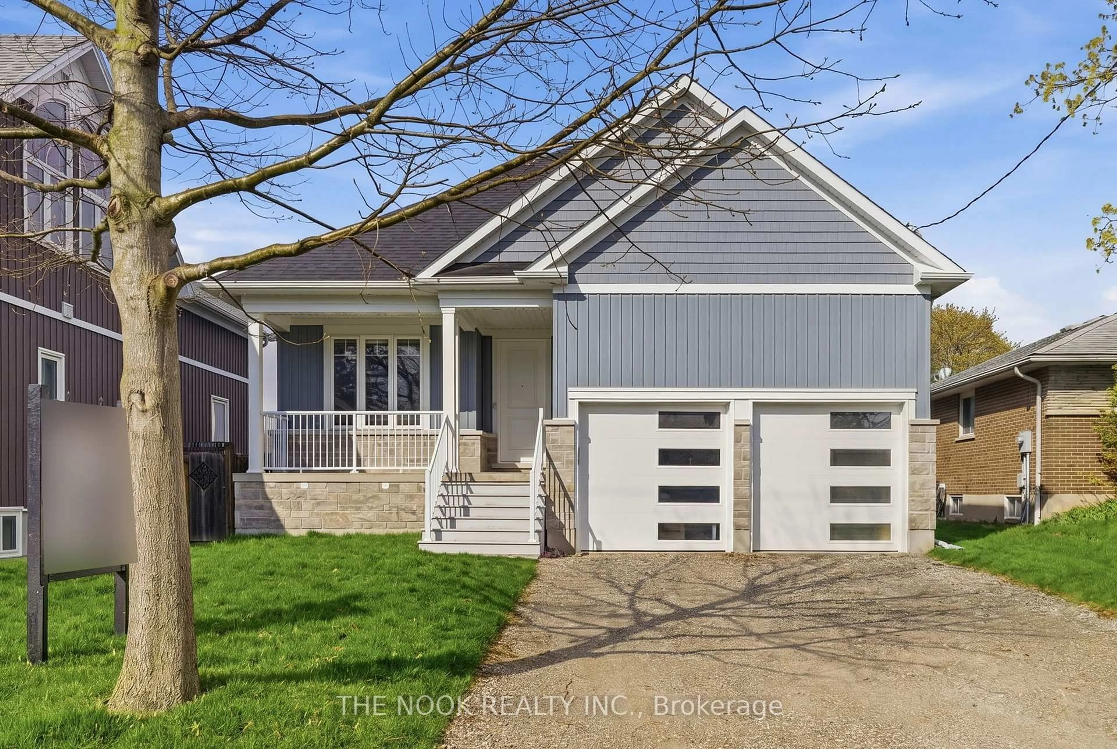 Home with vinyl exterior material, street for 75B Duke St, Clarington Ontario L1C 2V7