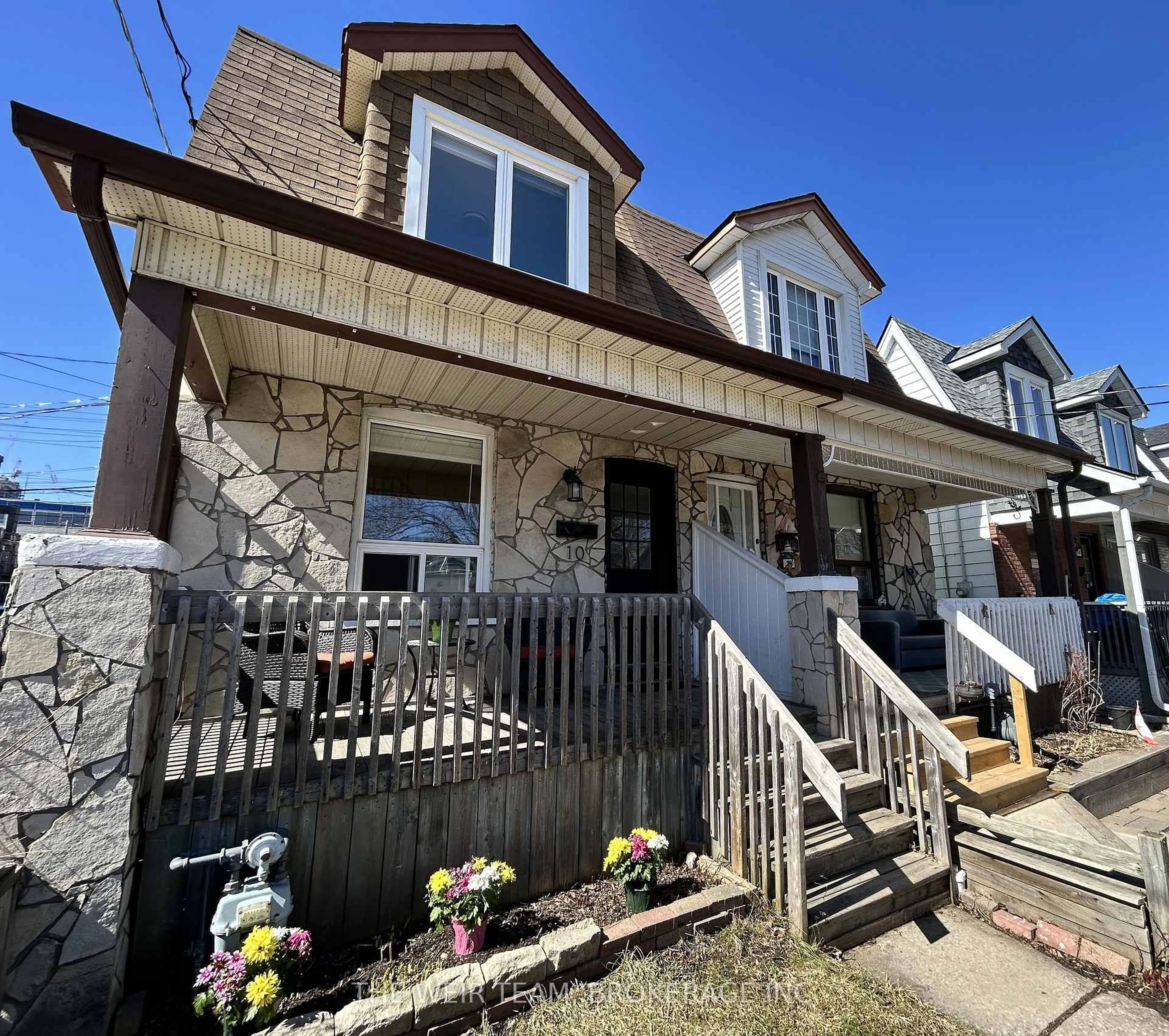 Home with brick exterior material, street for 10 Eldon Ave, Toronto Ontario M4C 5G1