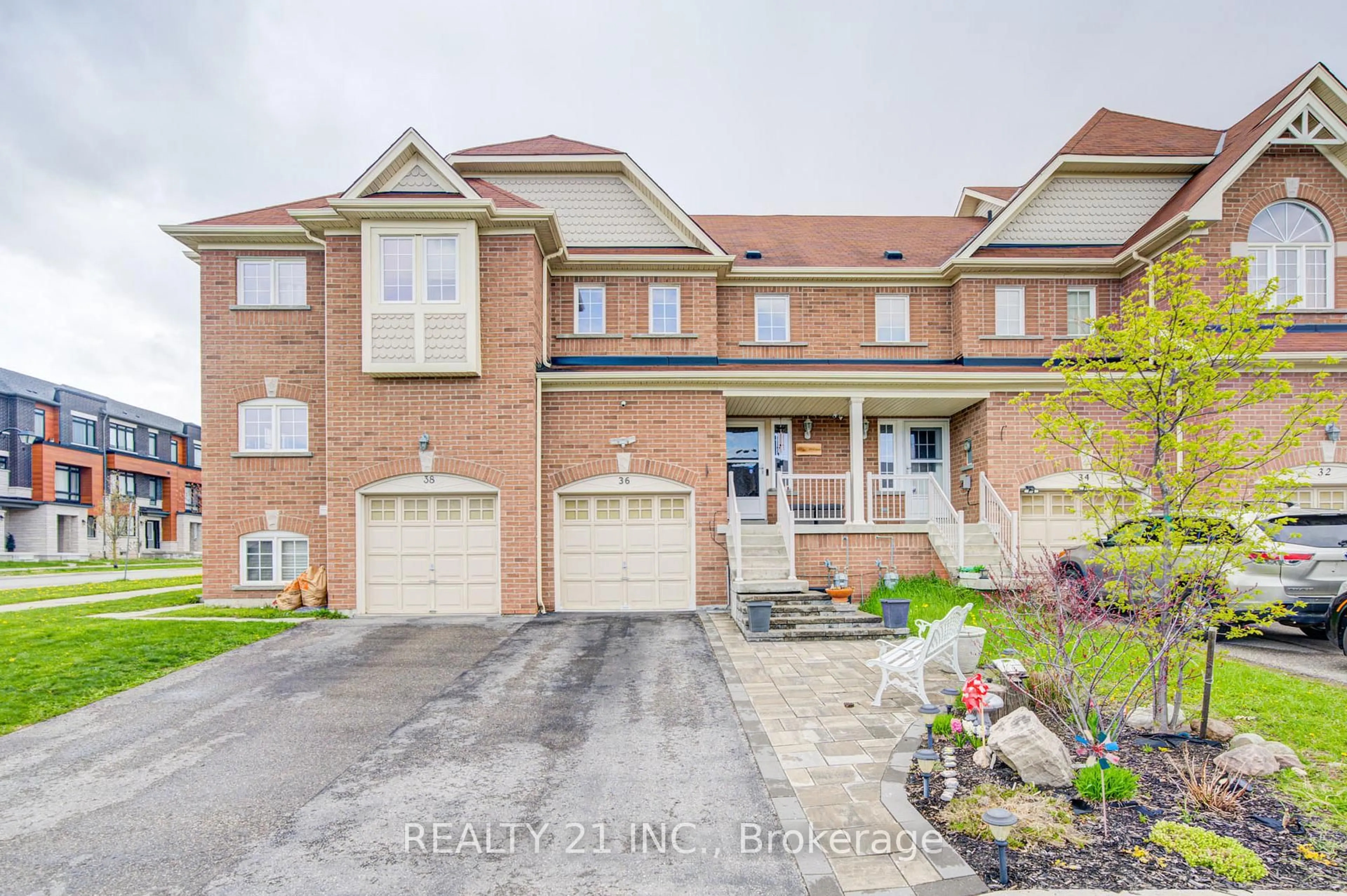 Home with brick exterior material, street for 36 Lurcook St, Ajax Ontario L1S 0E5