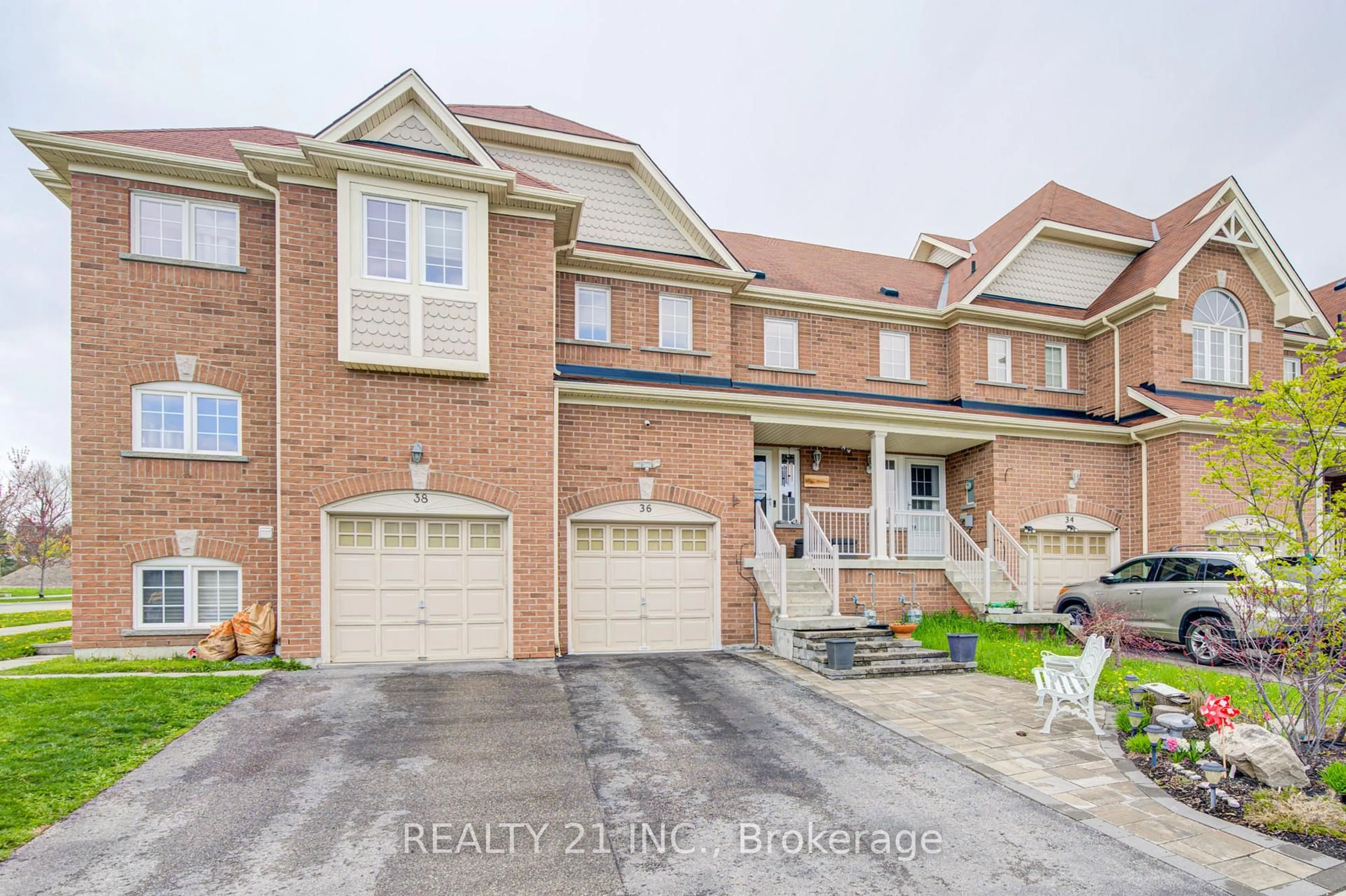 Home with brick exterior material, street for 36 Lurcook St, Ajax Ontario L1S 0E5