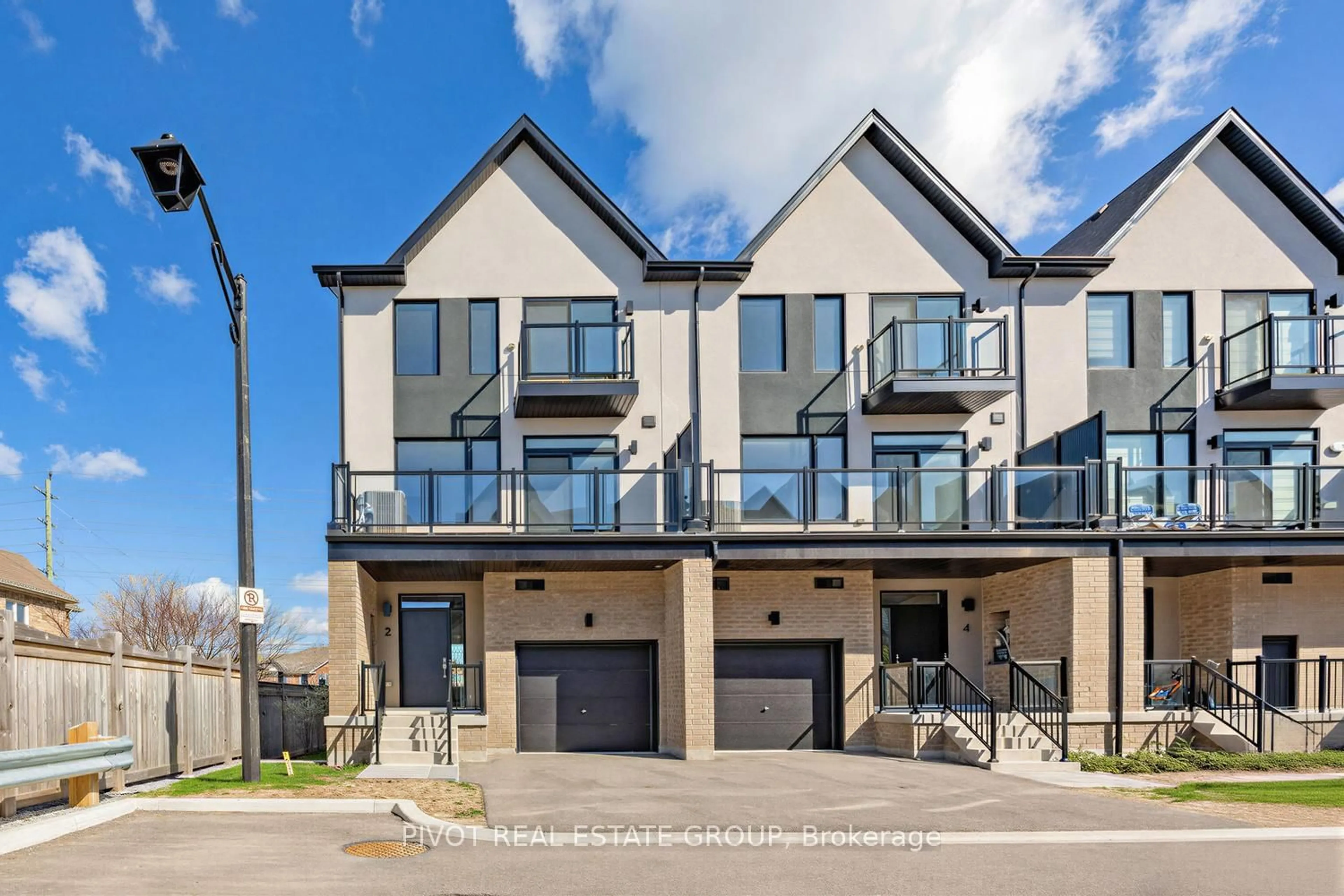 A pic from outside/outdoor area/front of a property/back of a property/a pic from drone, street for 2 Lively Way, Whitby Ontario L1R 0S3