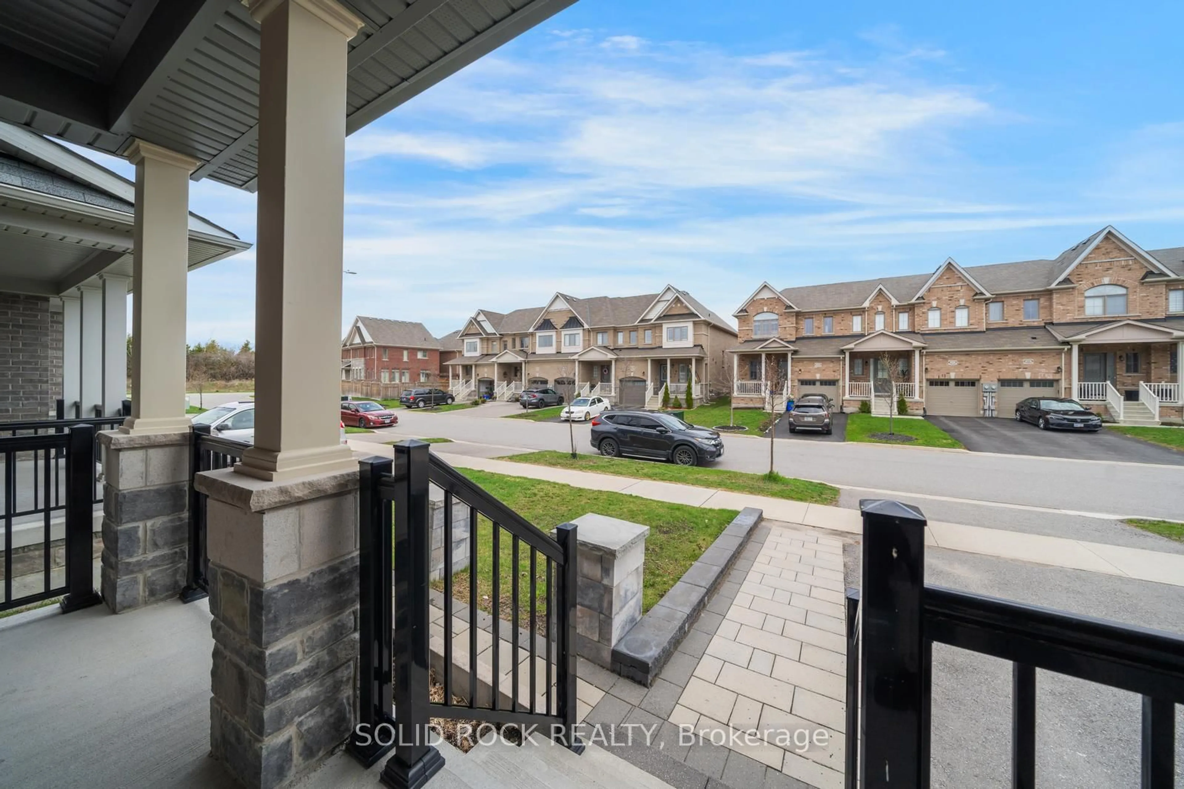A pic from outside/outdoor area/front of a property/back of a property/a pic from drone, unknown for 22 Tait Cres, Clarington Ontario L1C 7G7