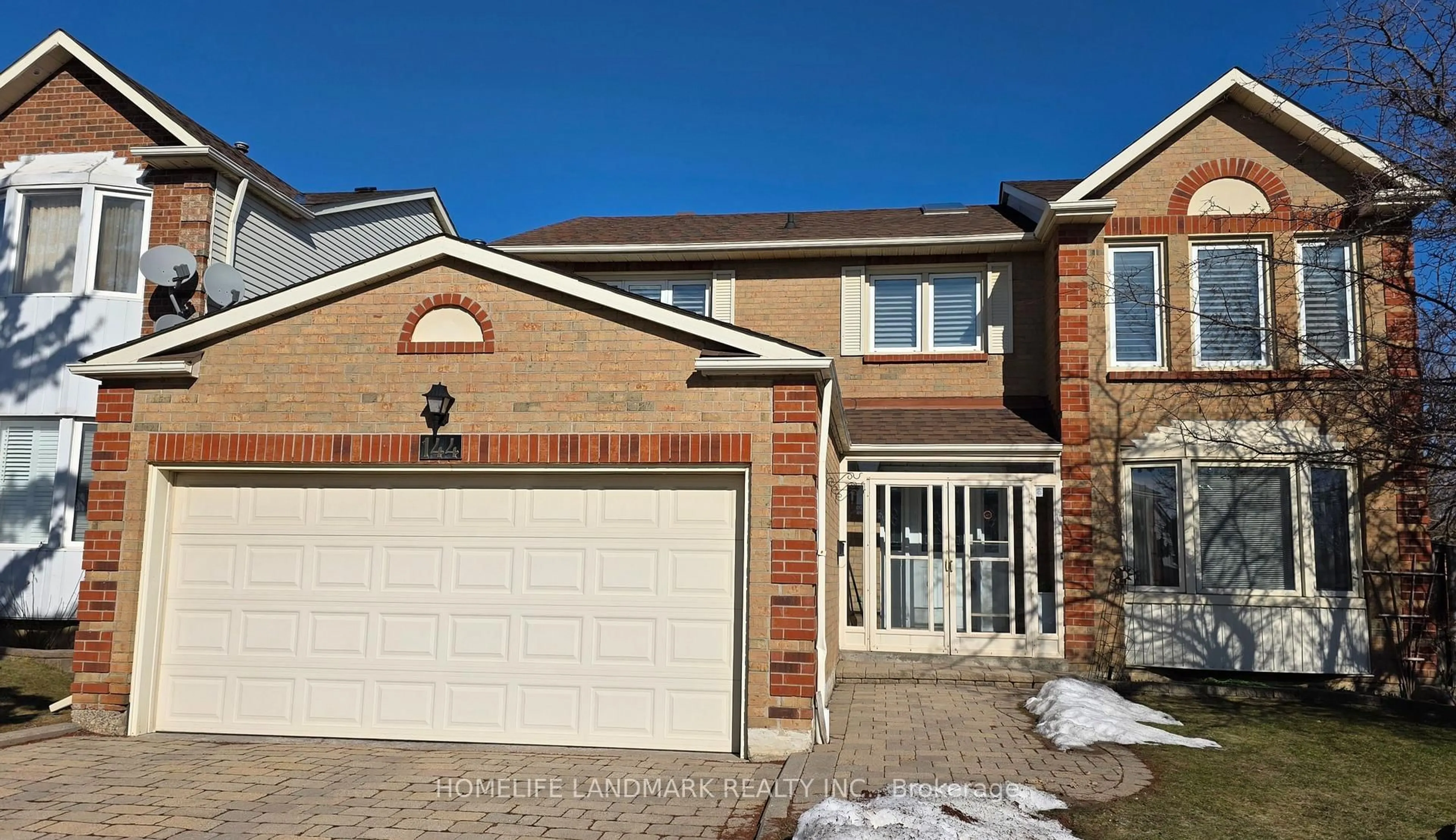 Home with brick exterior material, street for 144 Canongate Tr, Toronto Ontario M1V 3G9