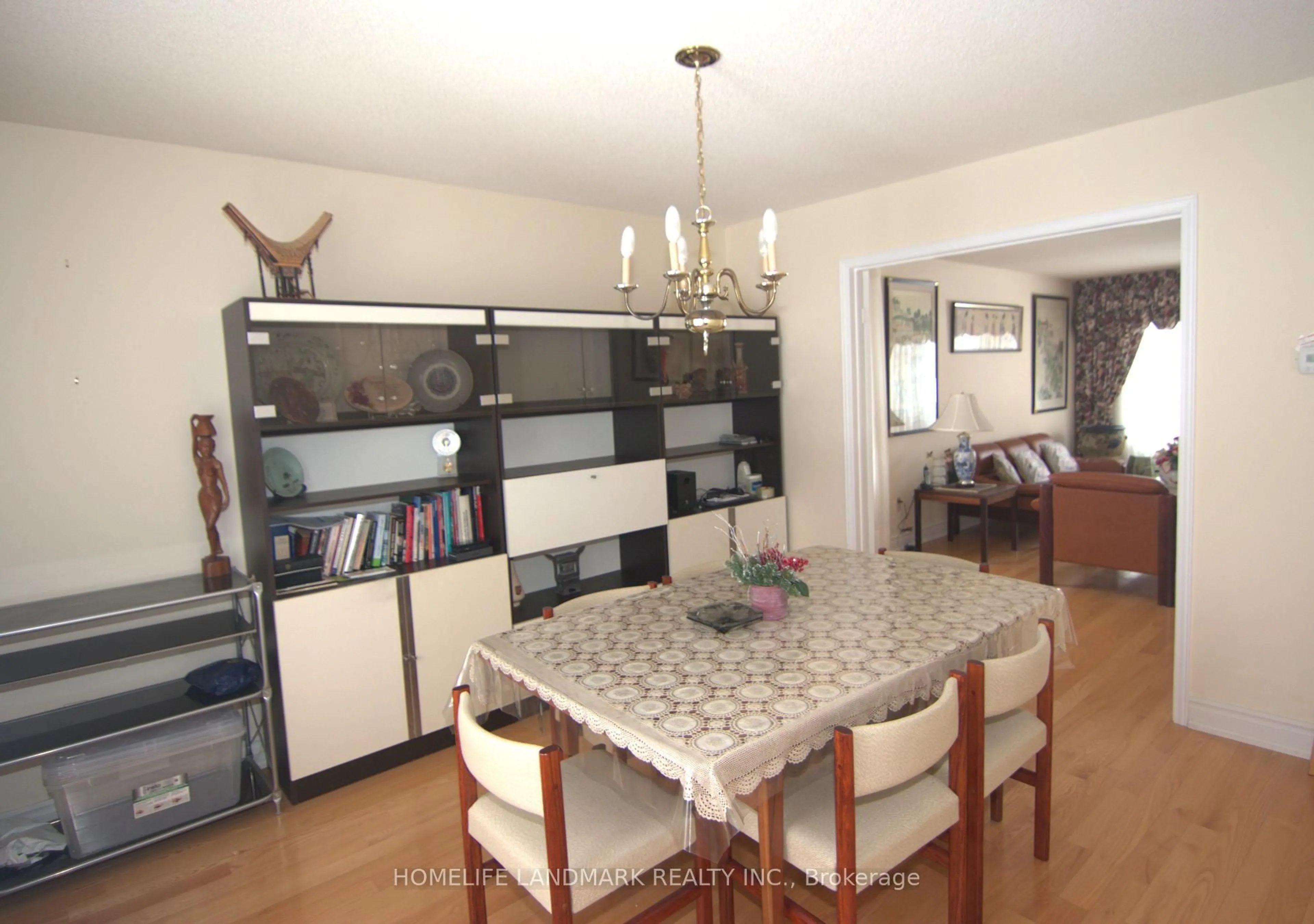 Dining room, wood/laminate floor for 144 Canongate Tr, Toronto Ontario M1V 3G9