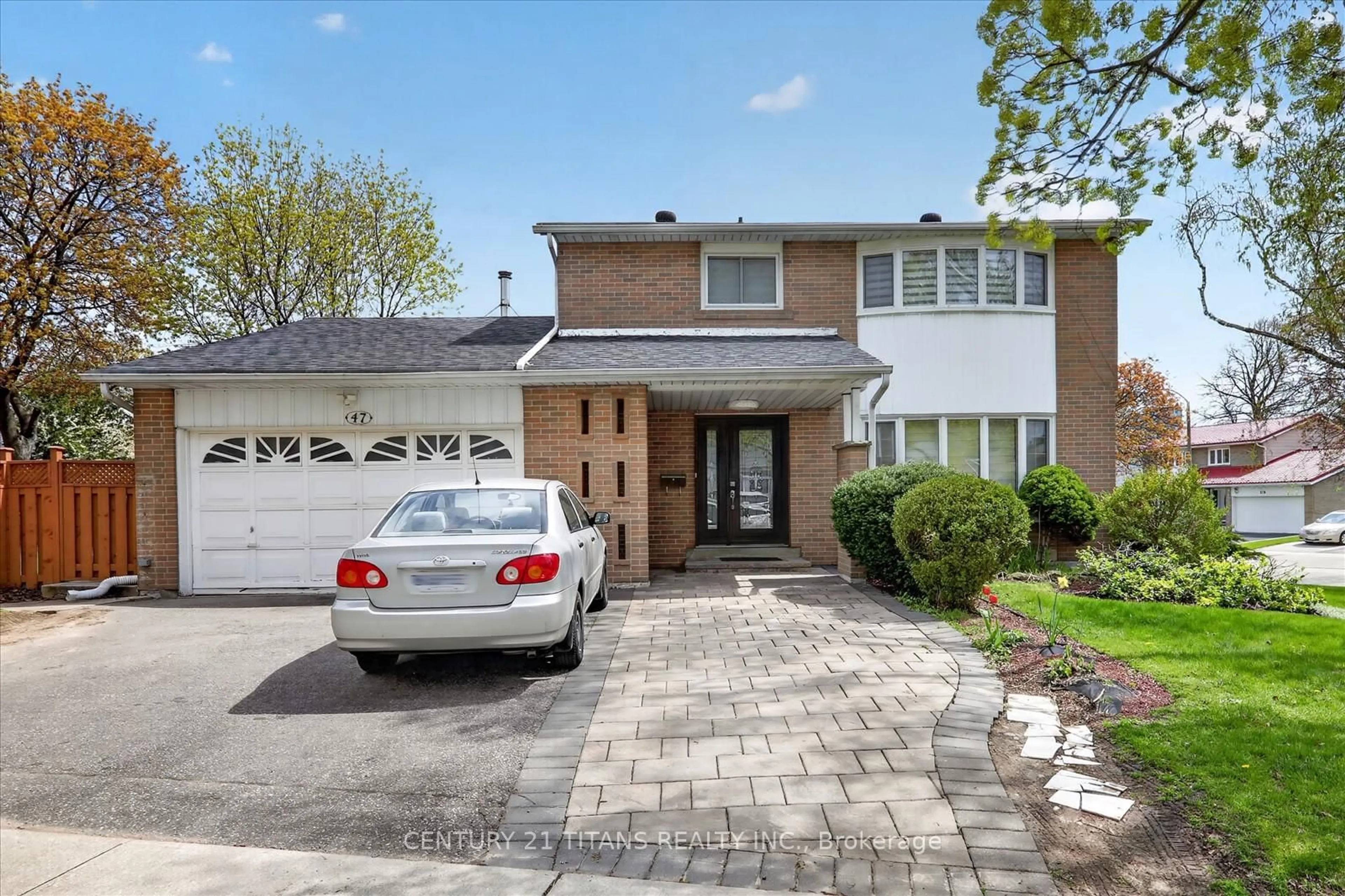 Home with brick exterior material, street for 47 Kentish Cres, Toronto Ontario M1S 2Z3