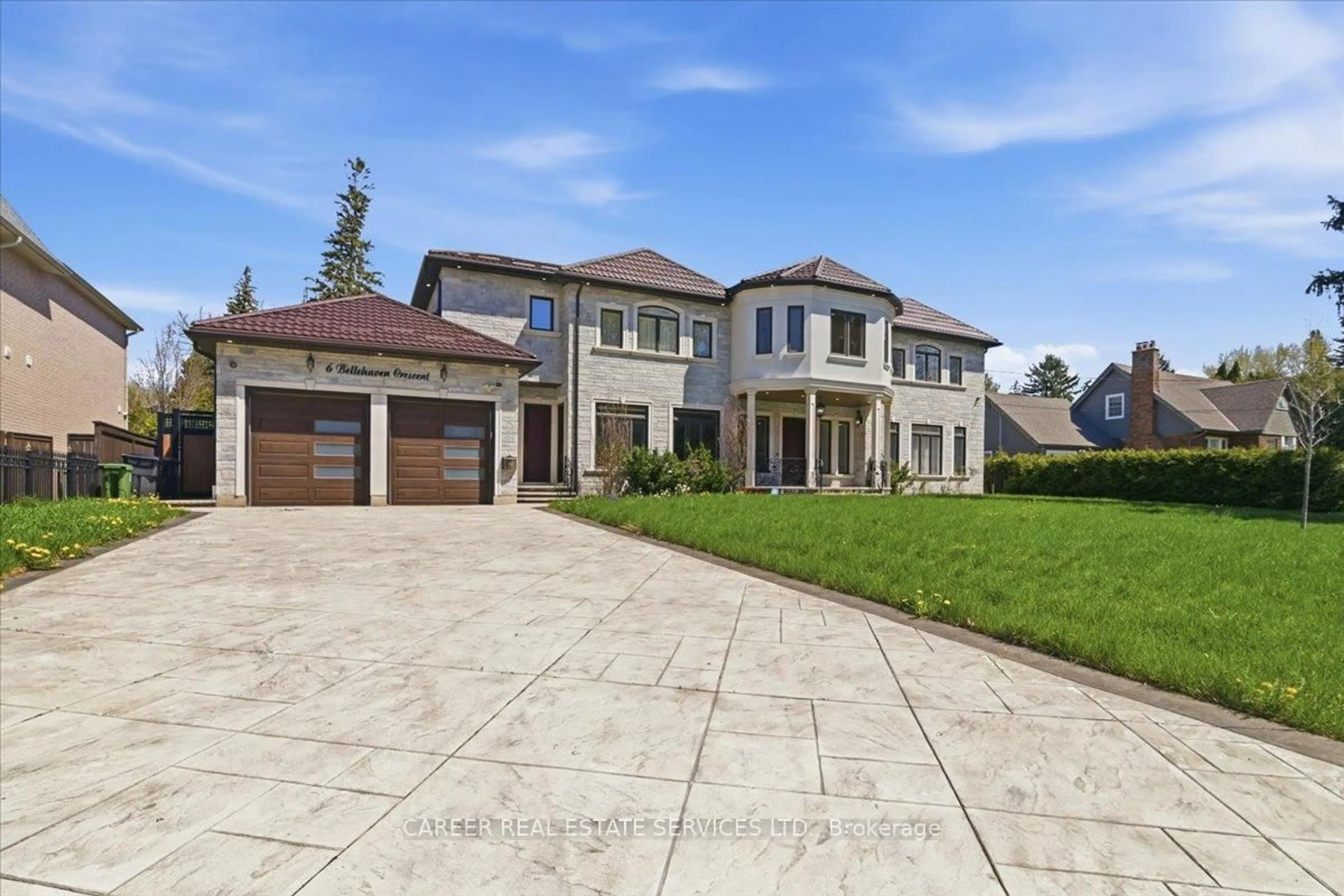 Home with brick exterior material, street for 6 Bellehaven Cres, Toronto Ontario M1M 1H3