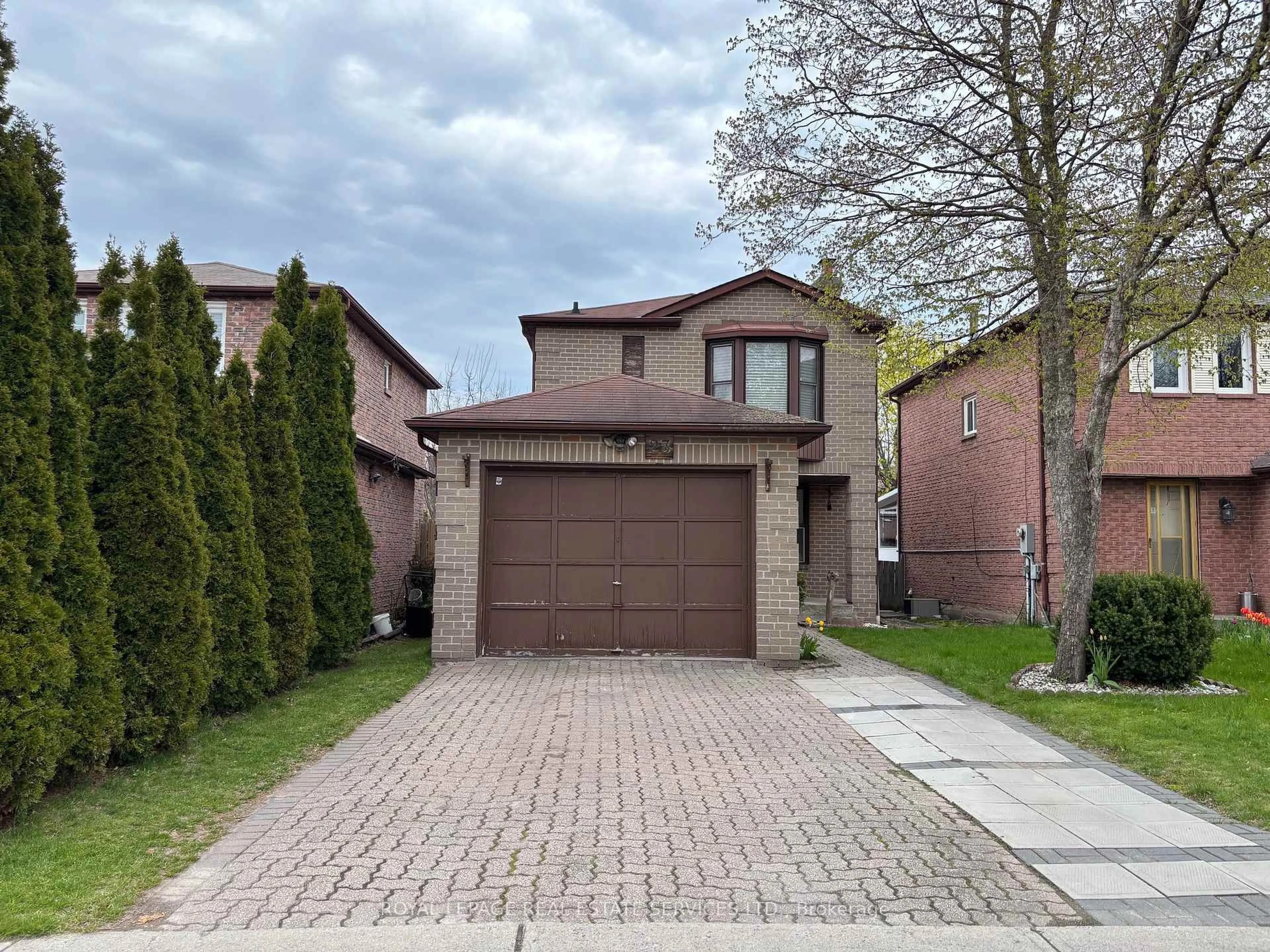 Home with brick exterior material, street for 23 Stockbridge Cres, Ajax Ontario L1T 2H2