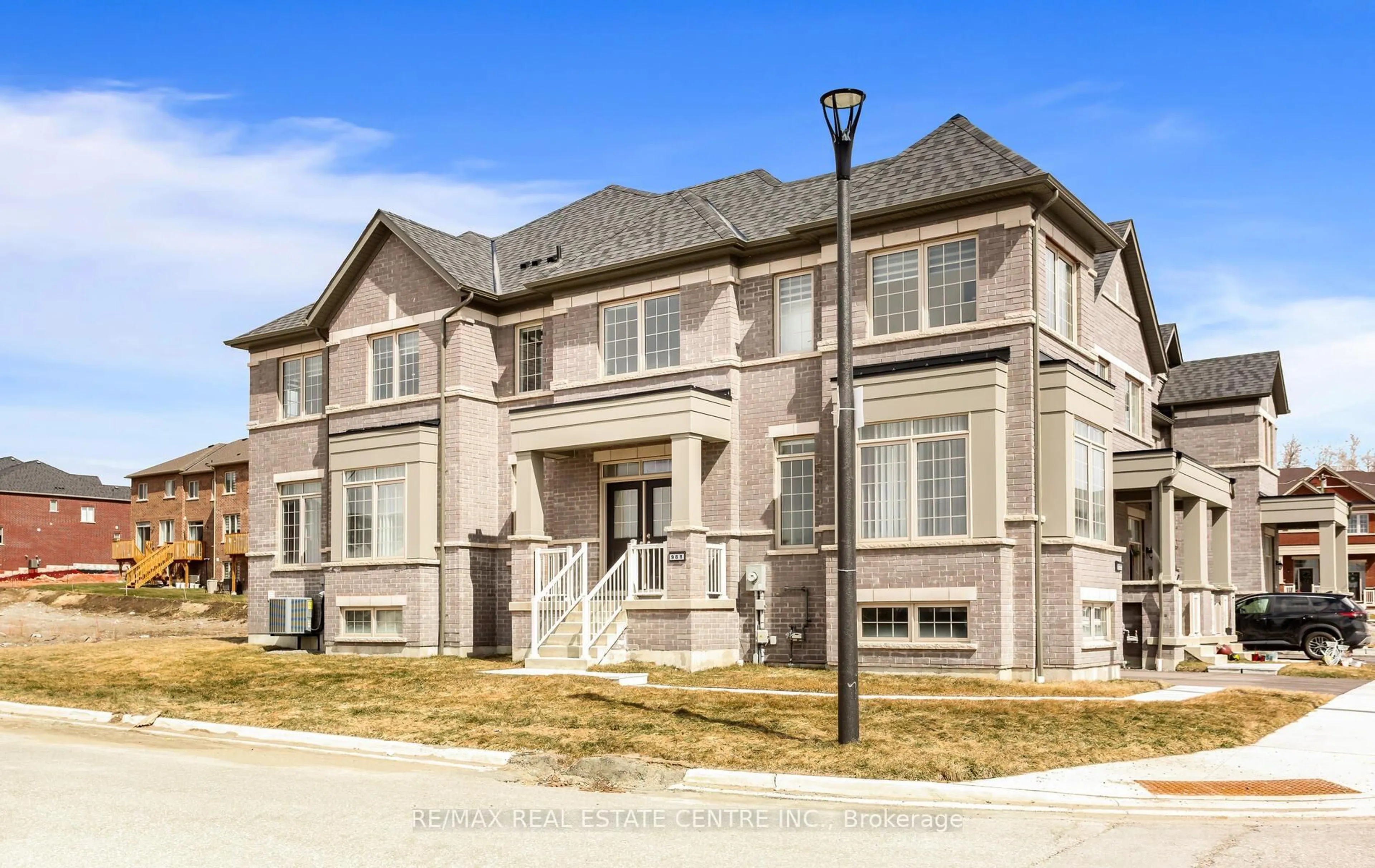 Home with brick exterior material, street for 988 Grosbeak Tr, Pickering Ontario L1X 0P6