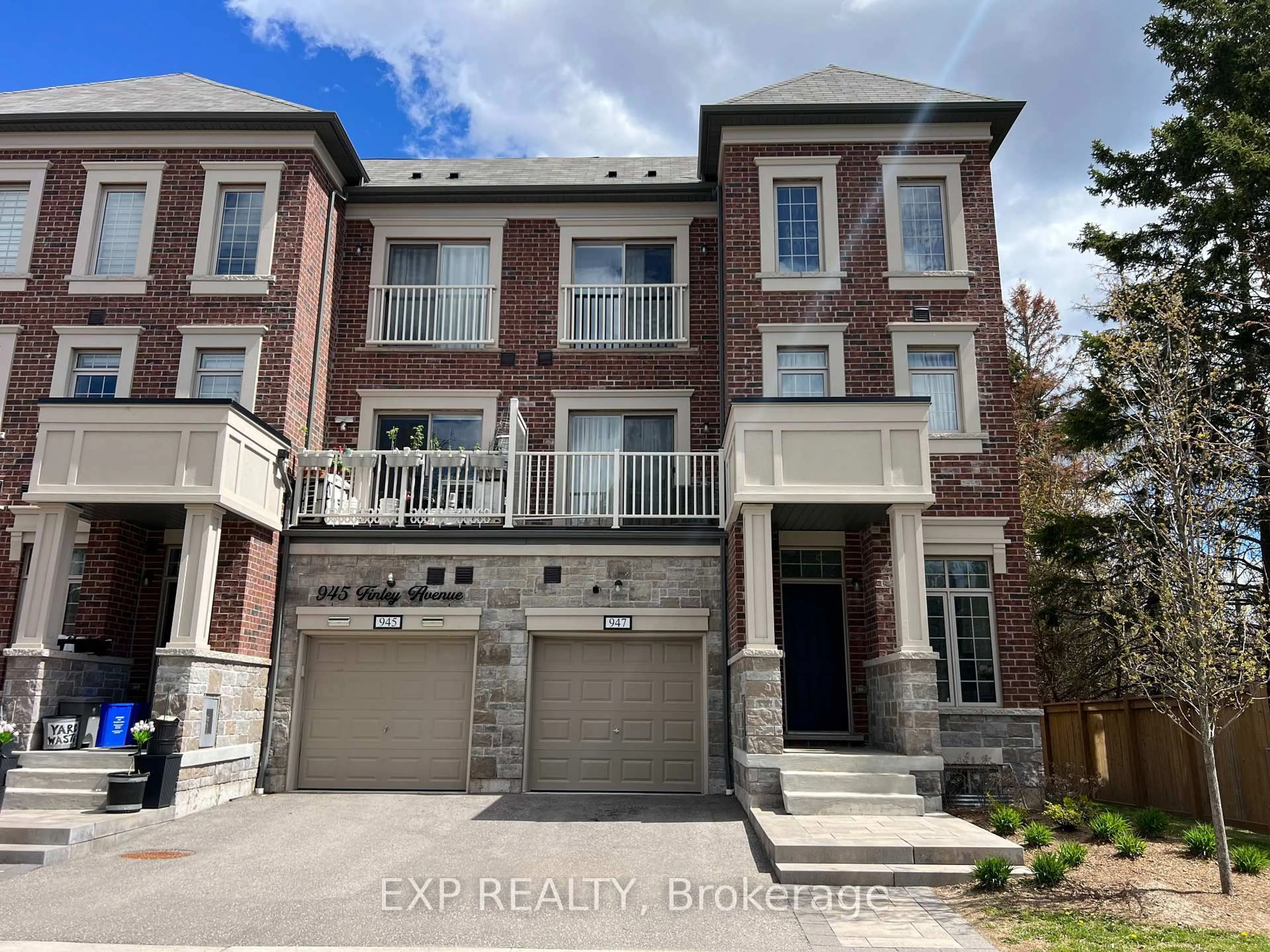 Home with brick exterior material, street for 947 Finley Ave, Ajax Ontario L1S 3V5