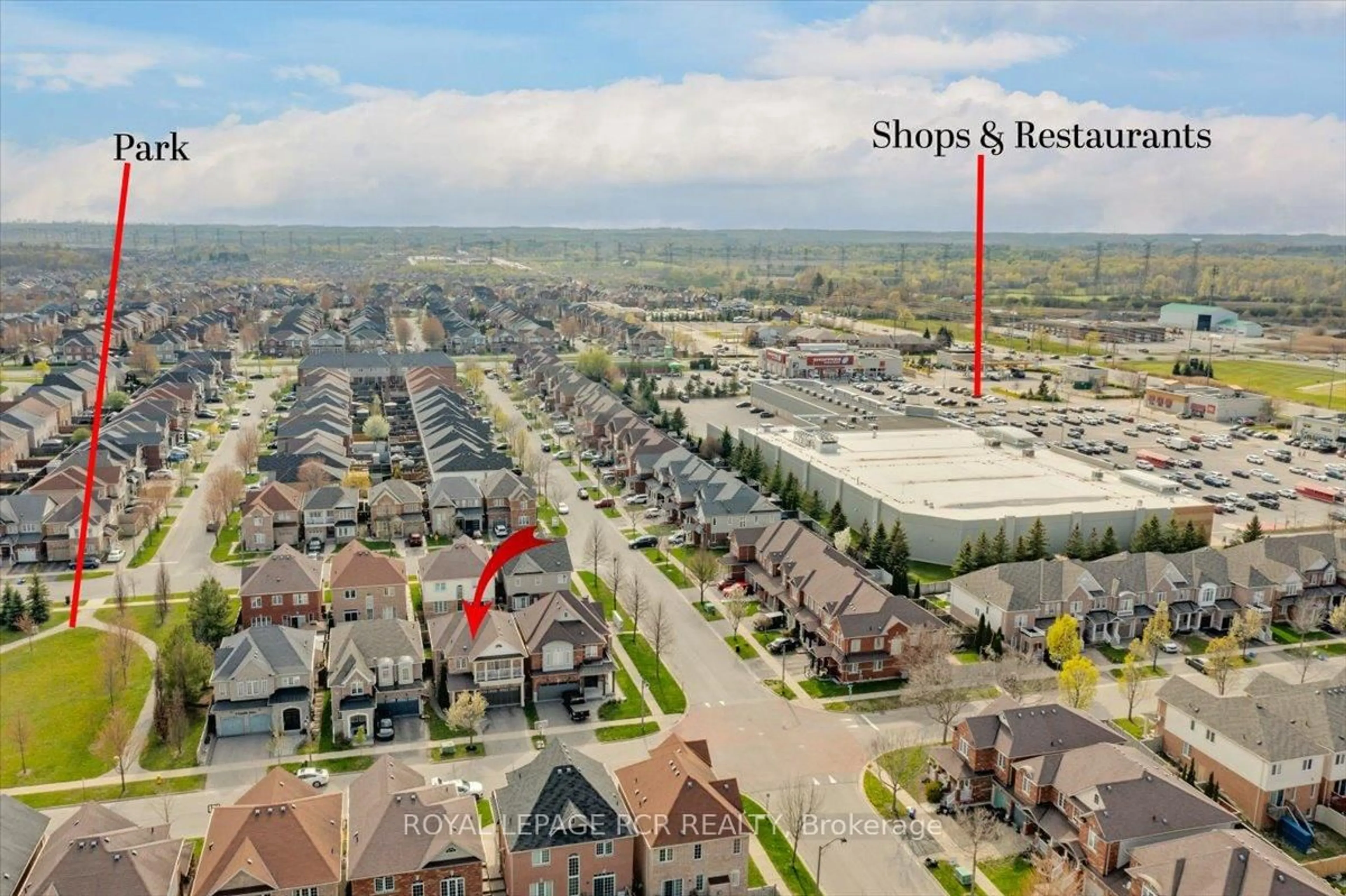 A pic from outside/outdoor area/front of a property/back of a property/a pic from drone, street for 4 Gamble Dr, Ajax Ontario L1Z 0H2