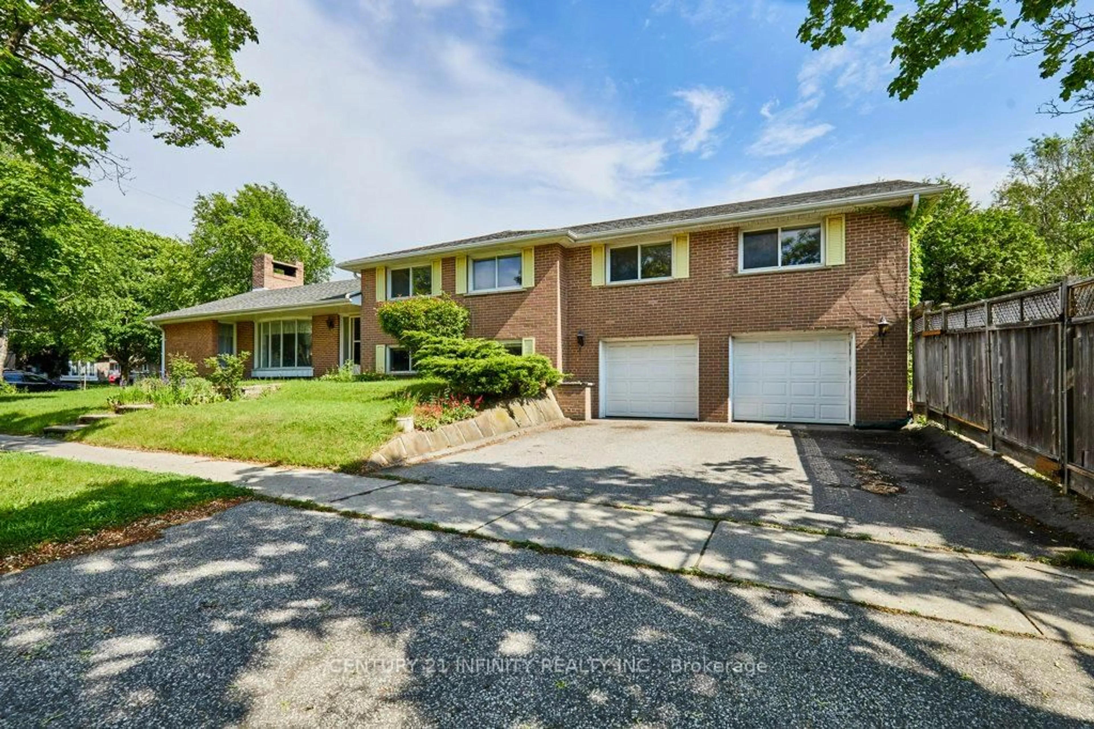 Home with brick exterior material, street for 1 Goodland Gate, Toronto Ontario M1S 1V4