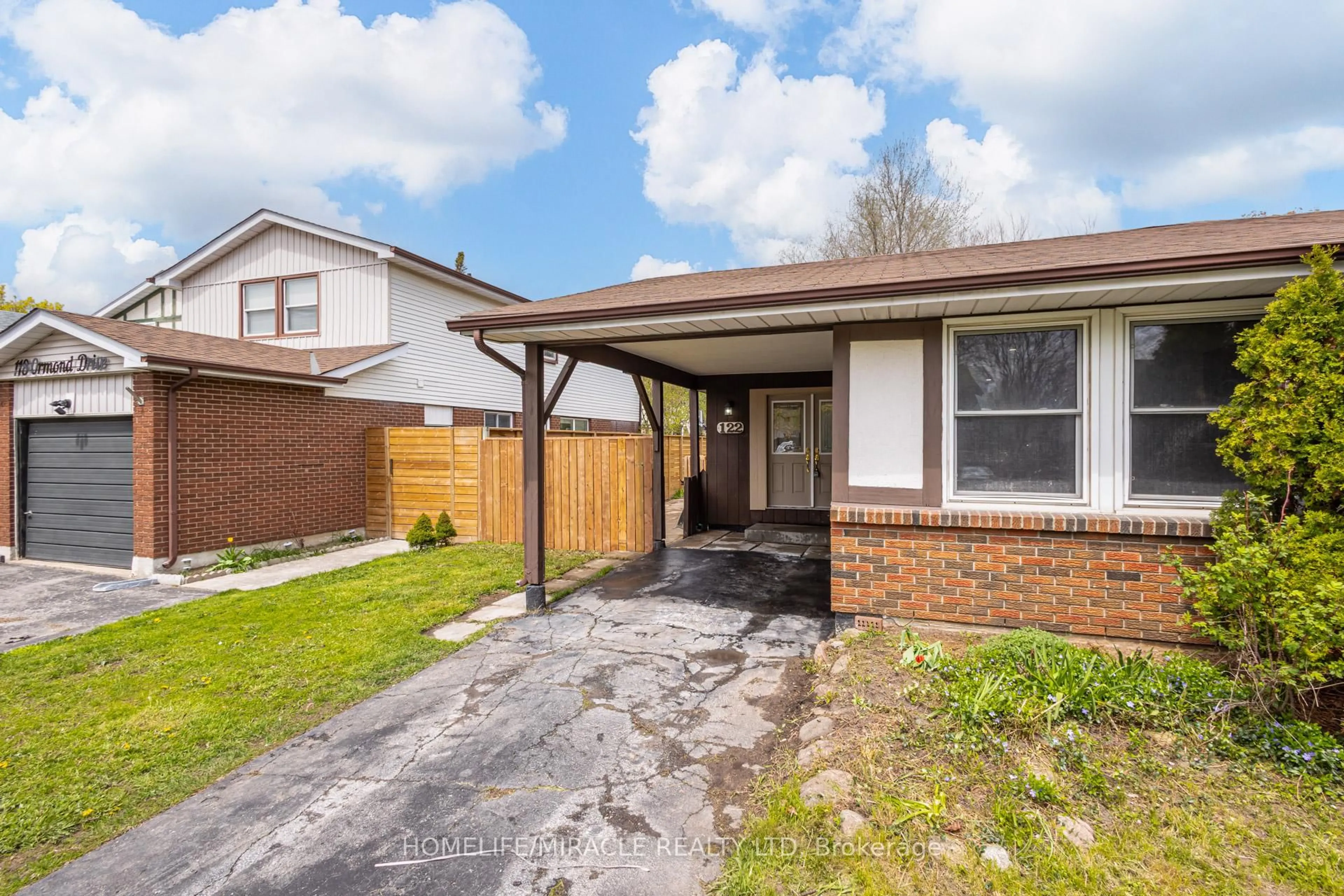 Home with brick exterior material, street for 122 Ormond Dr, Oshawa Ontario L1G 6T4