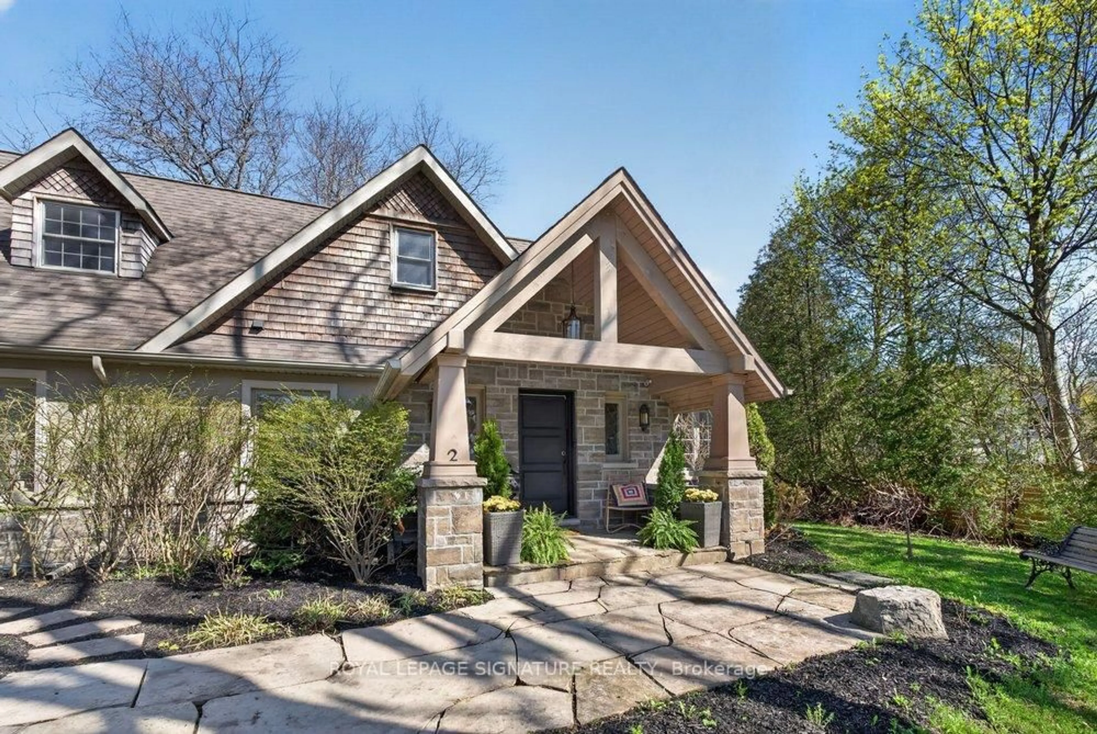 Home with brick exterior material, street for 2 Pine Ridge Dr, Toronto Ontario M1M 2X3