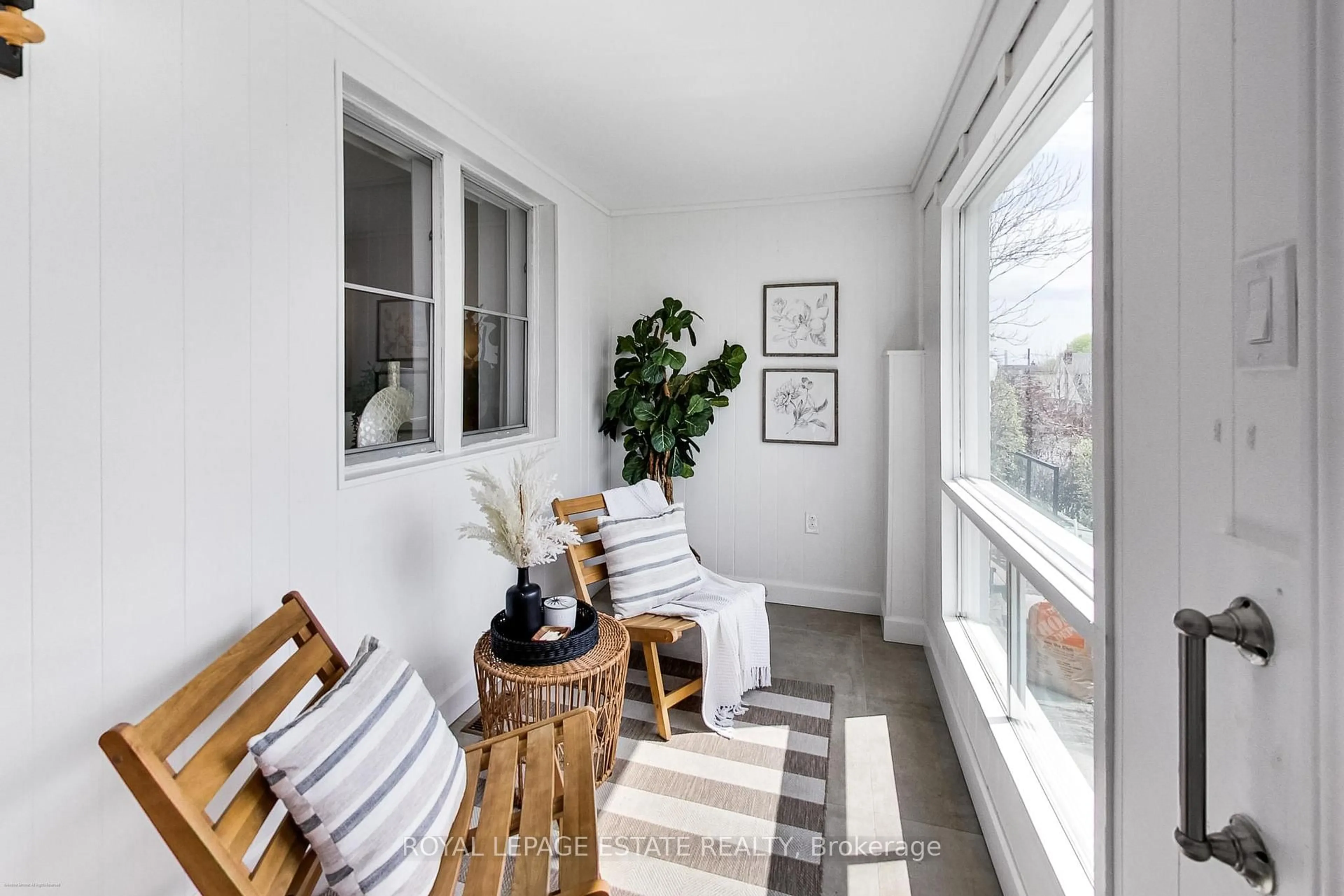 Balcony in the apartment, street for 145 Hillingdon Ave, Toronto Ontario M4C 3J1