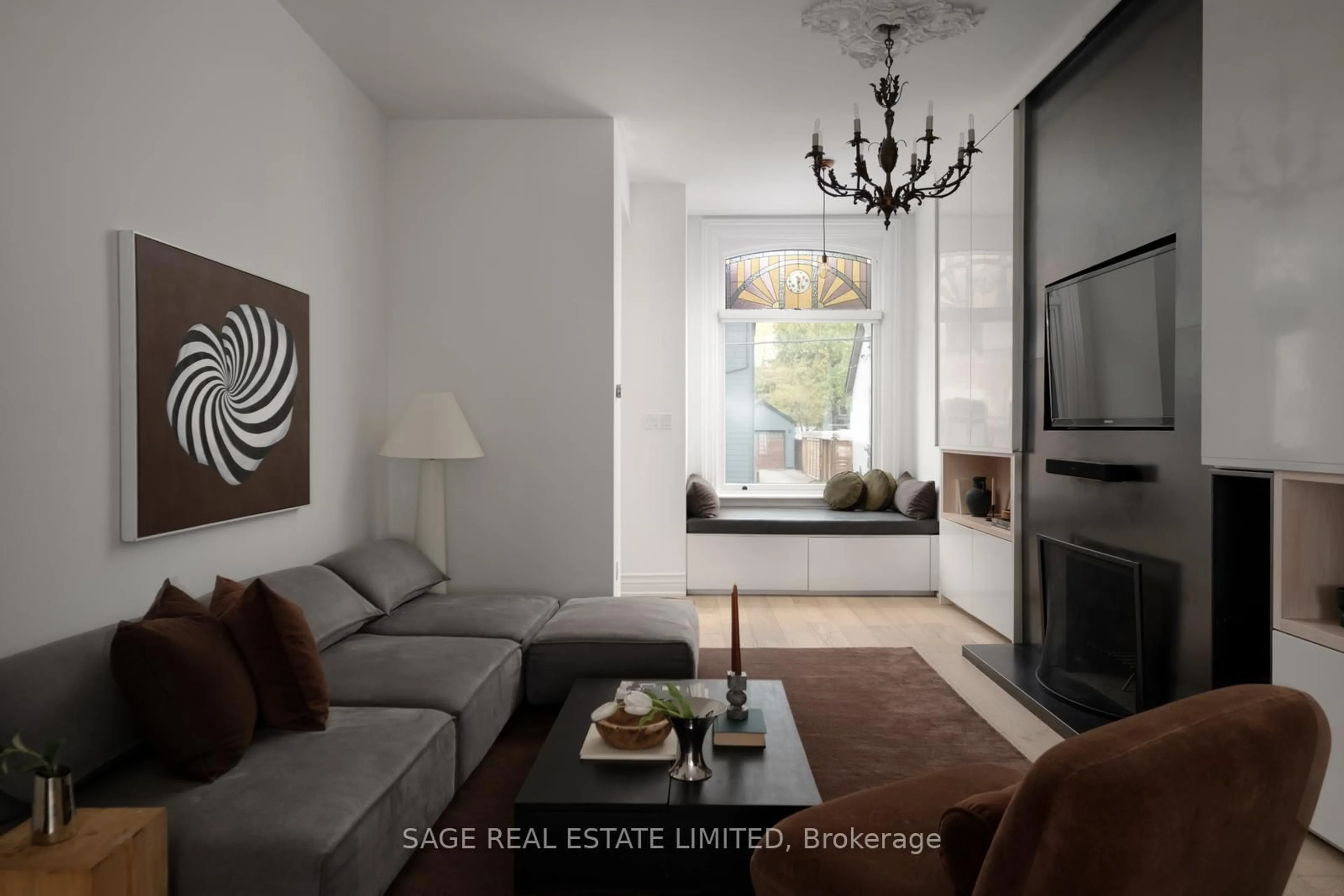 Living room with furniture, unknown for 96 De Grassi St, Toronto Ontario M4M 2K3