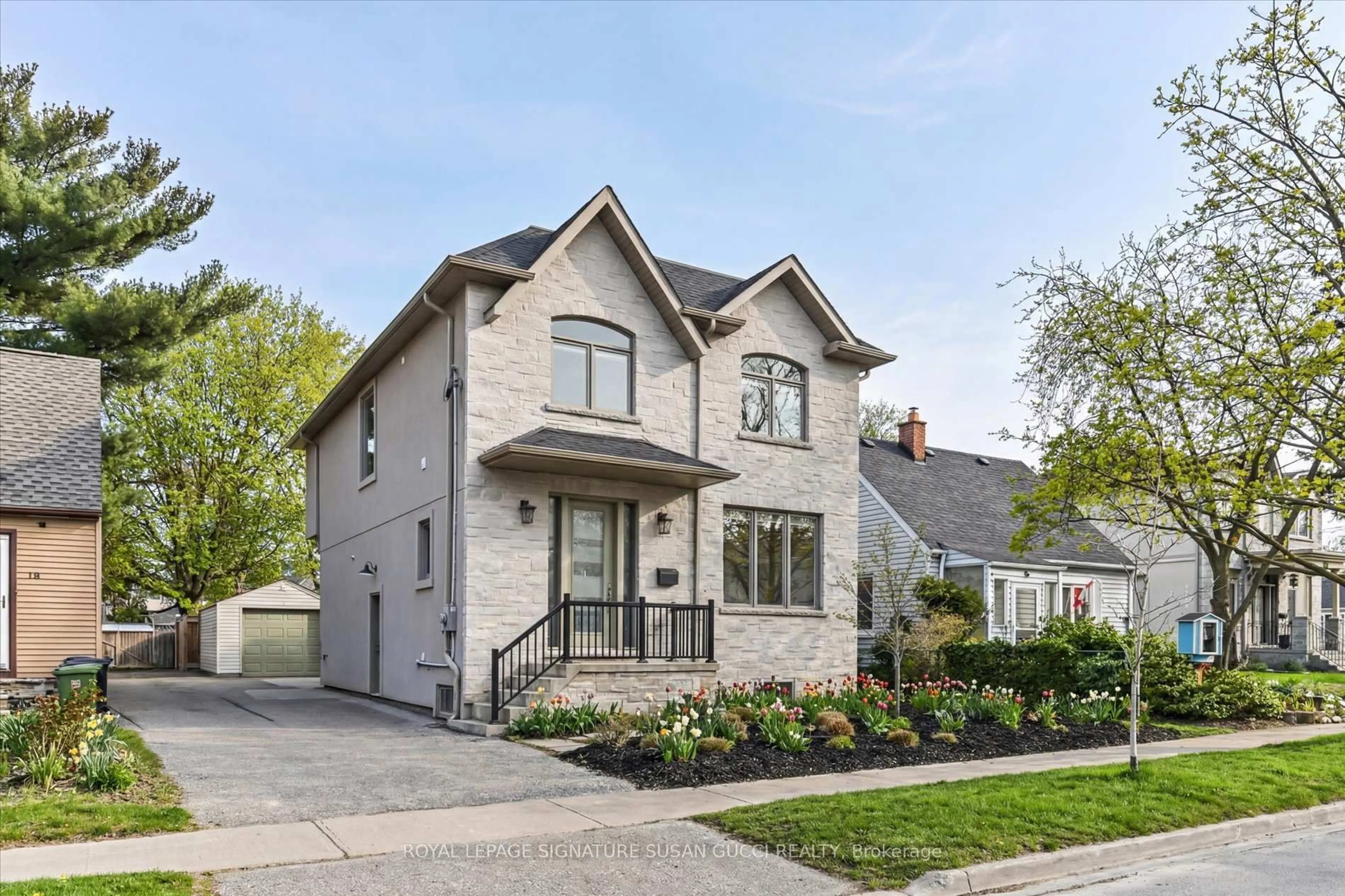 Home with brick exterior material, street for 20 Warvet Cres, Toronto Ontario M4B 1P3