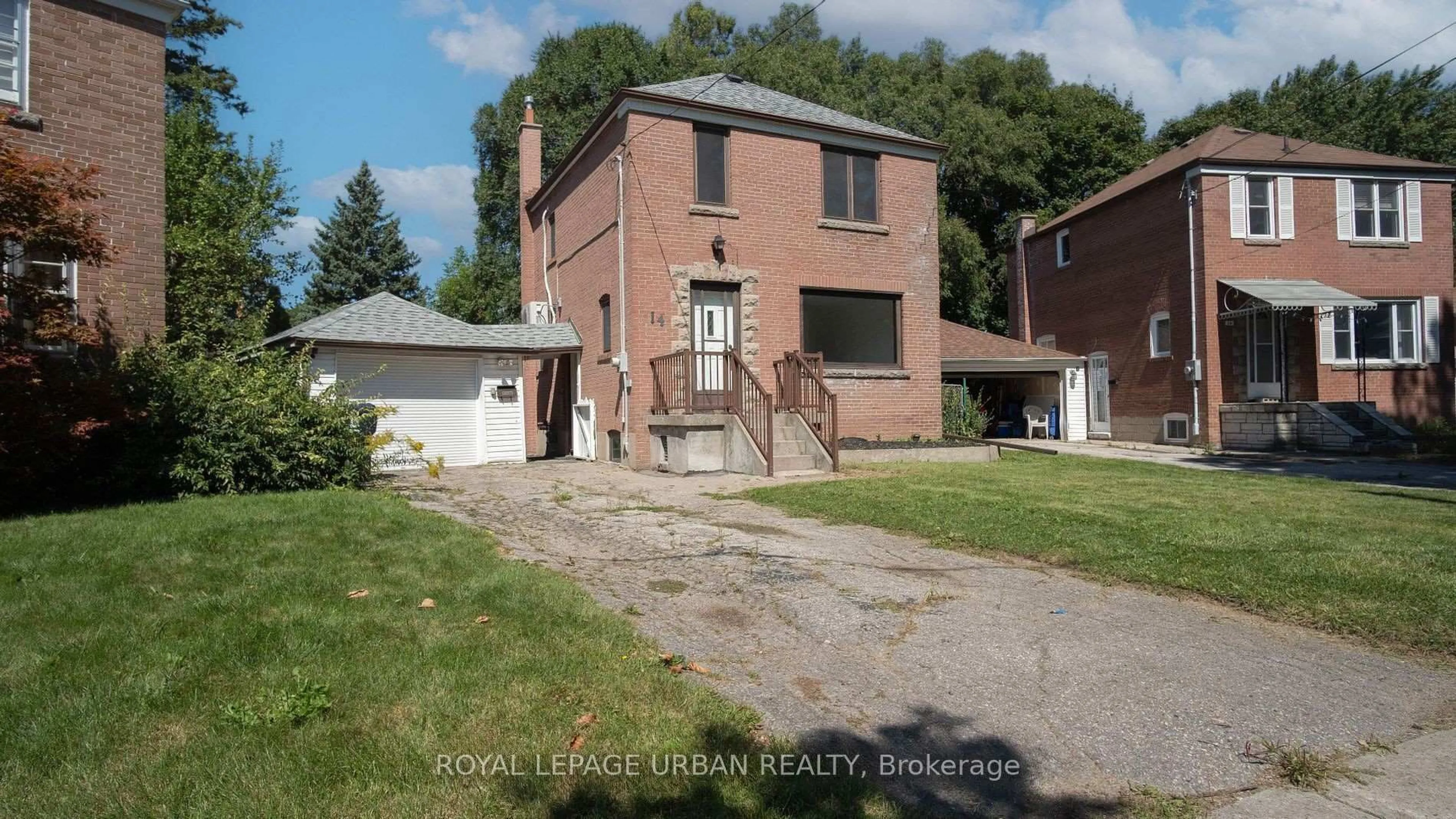 Home with brick exterior material, street for 14 Camrose Cres, Toronto Ontario M1L 2B6