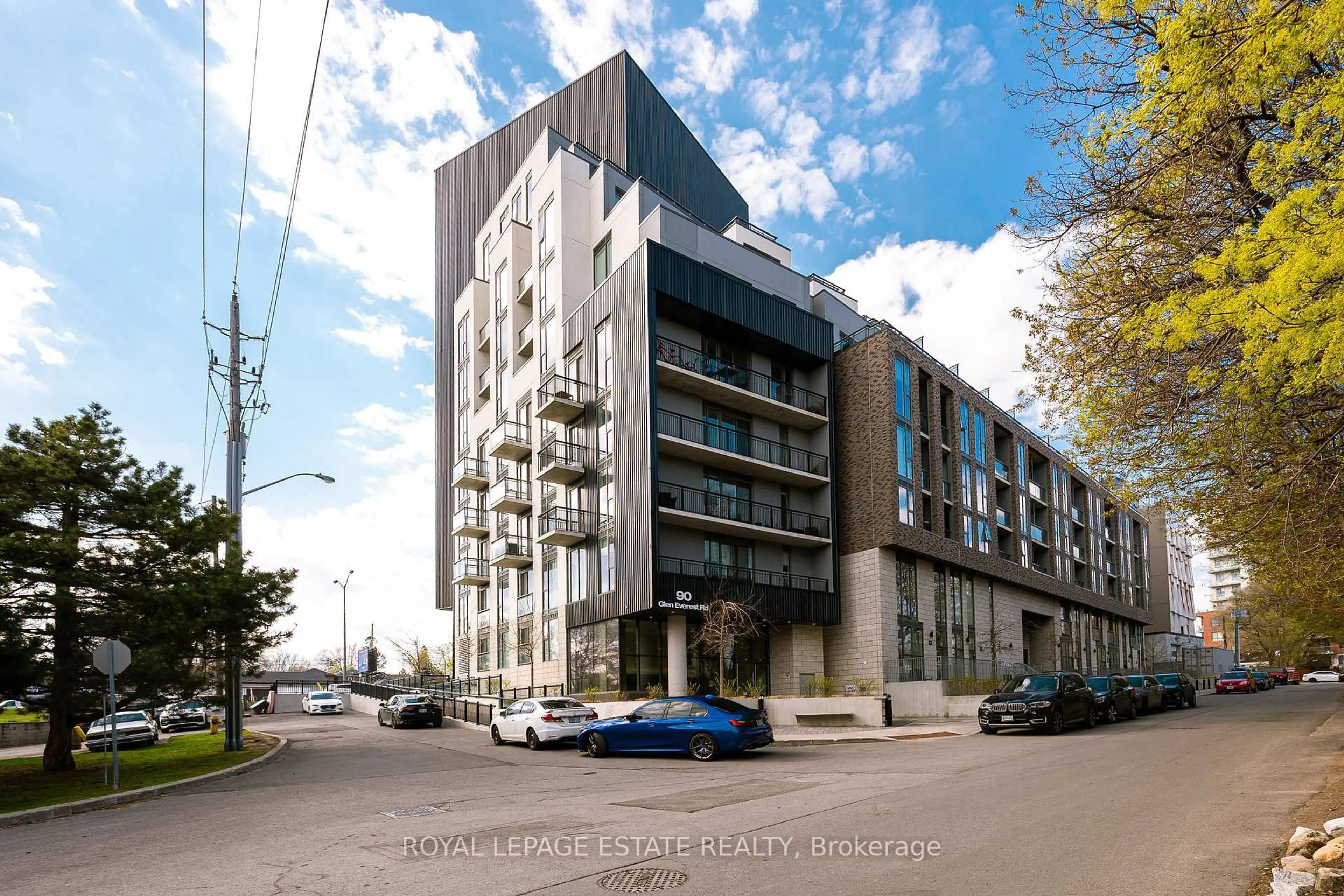 Patio, street for 90 Glen Everest Ave #611, Toronto Ontario M1N 0C3