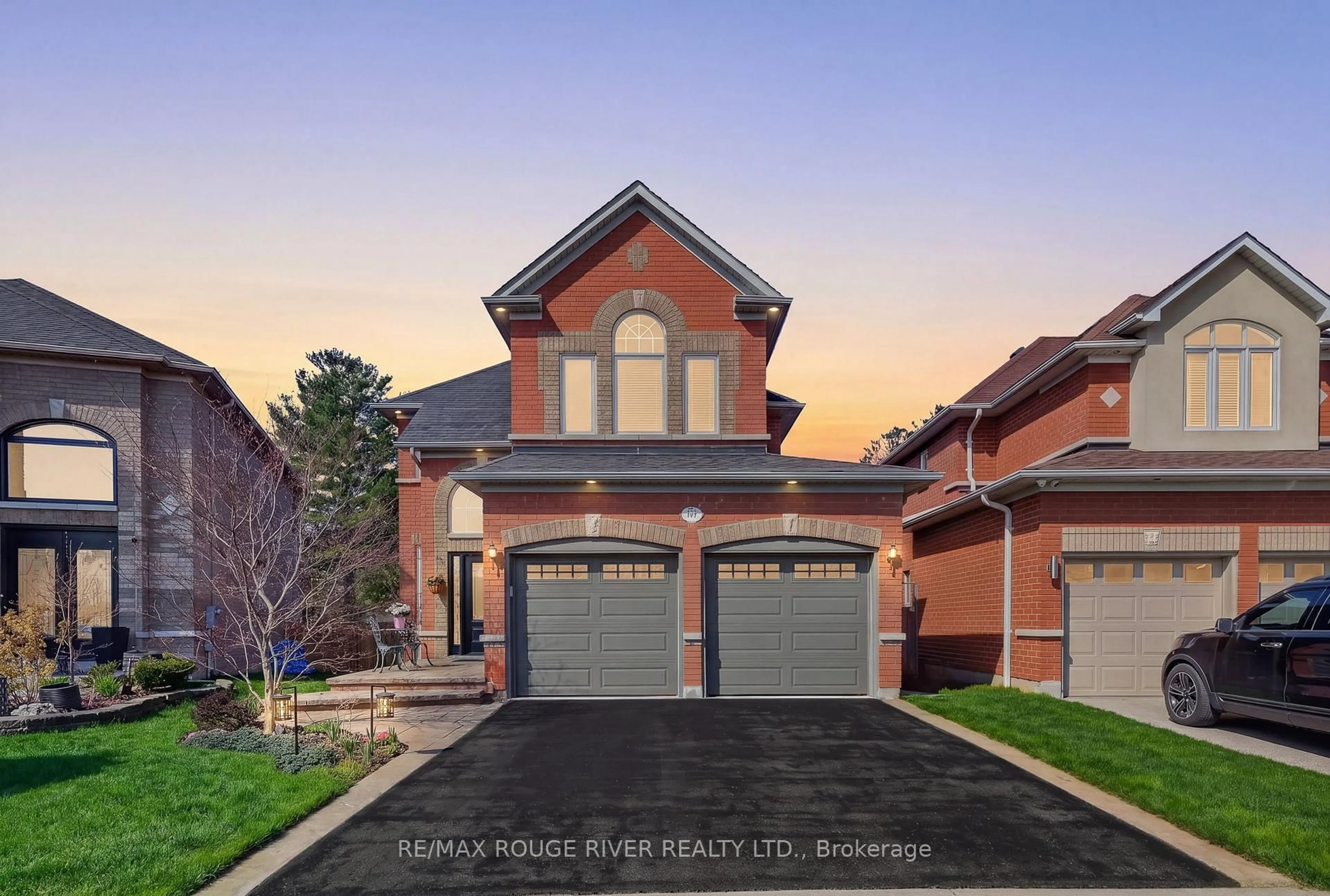 Home with brick exterior material, street for 461 Summerpark Cres, Pickering Ontario L1V 7A9