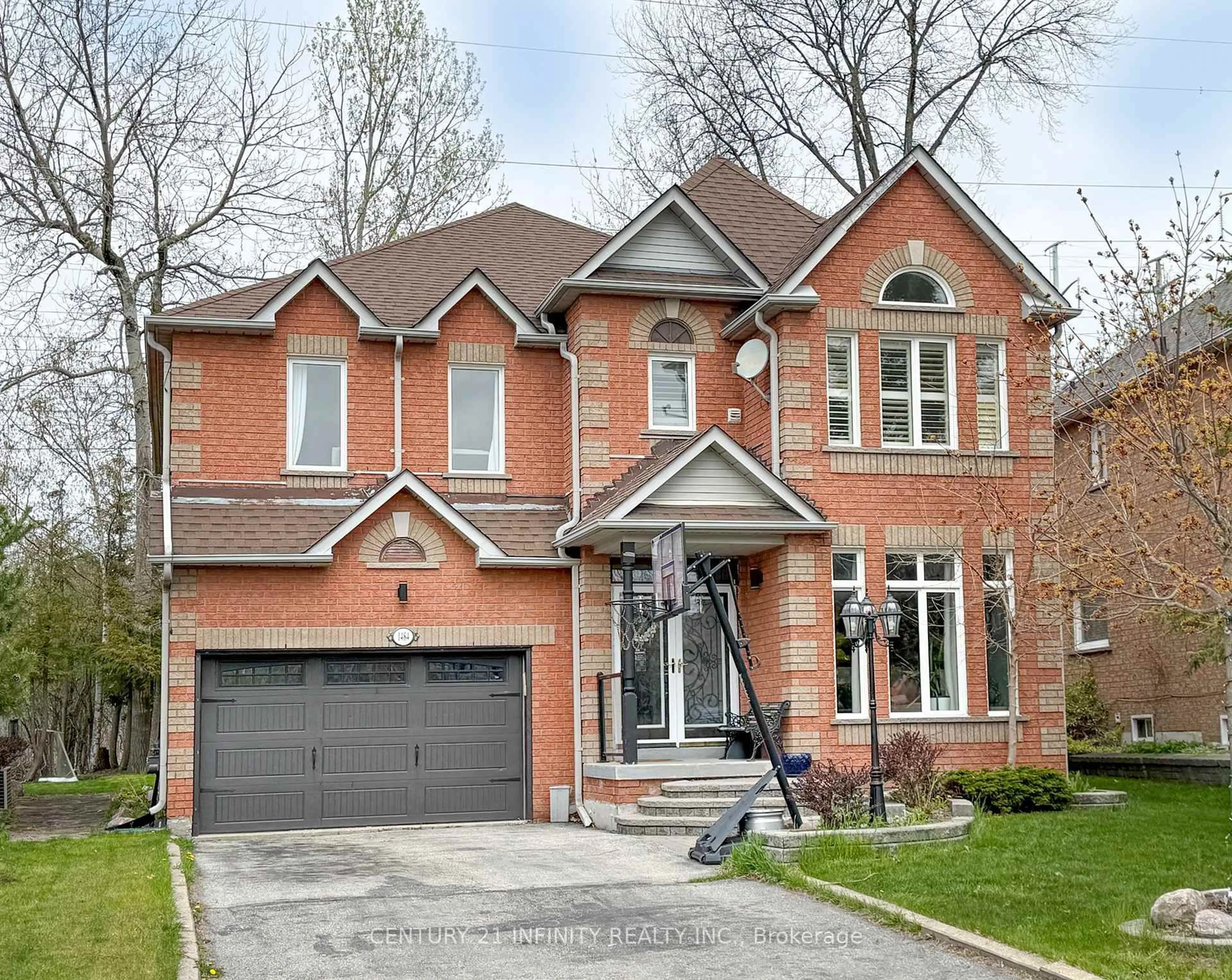 Home with brick exterior material, street for 1484 Sandhurst Cres, Pickering Ontario L1V 6Y7