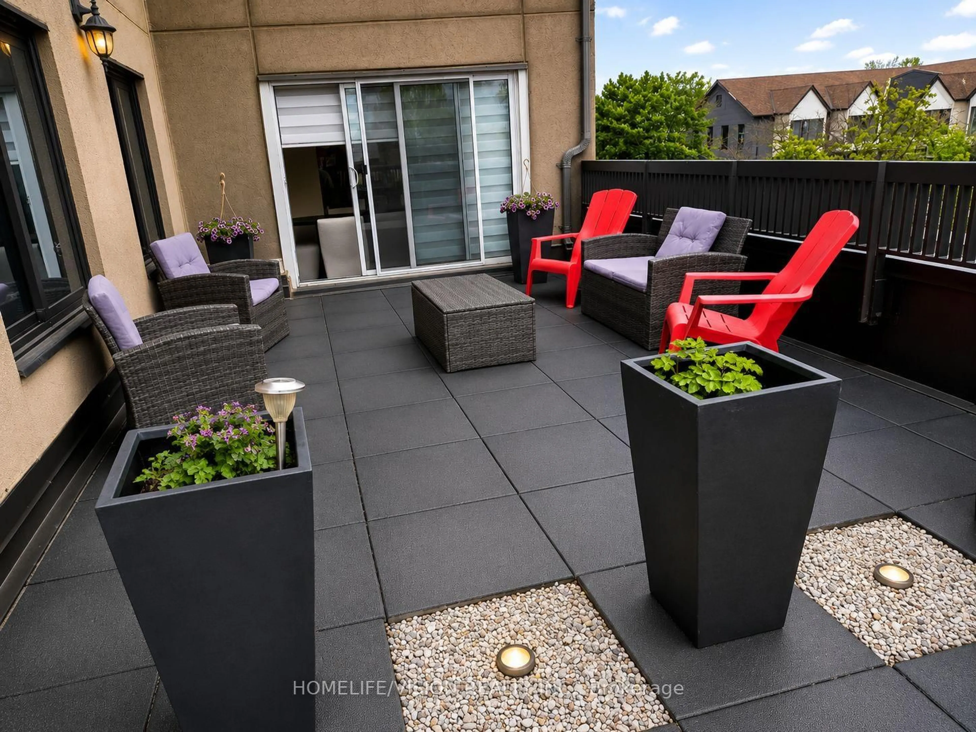 Patio, unknown for 5800 Sheppard Ave #213, Toronto Ontario M1B 5J7
